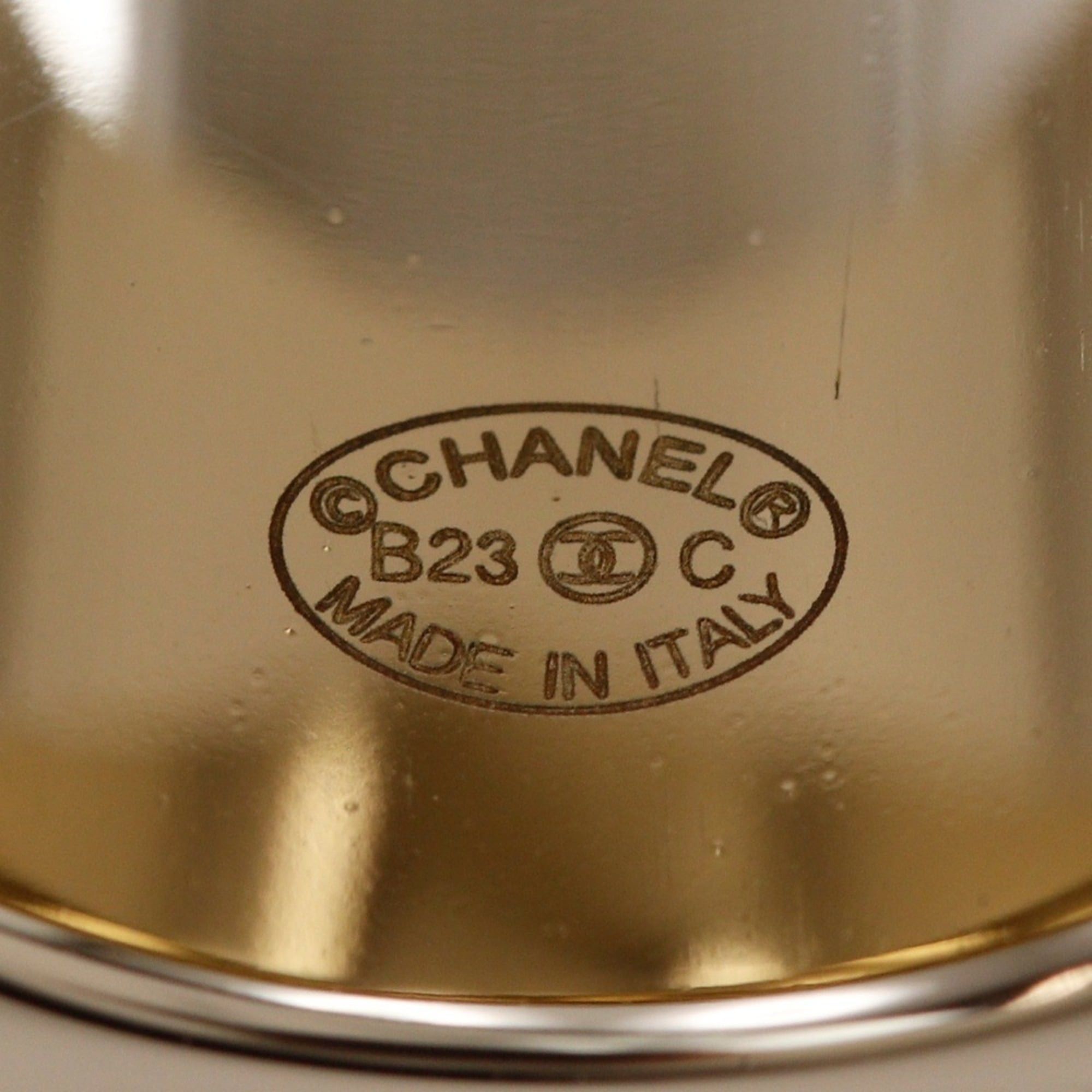 Chanel CHANEL COCO Mark Women's Ring, Size 14.5, 2023, Silver, B23C, Approx. 36g Size ONE SIZE - 5 Thumbnail