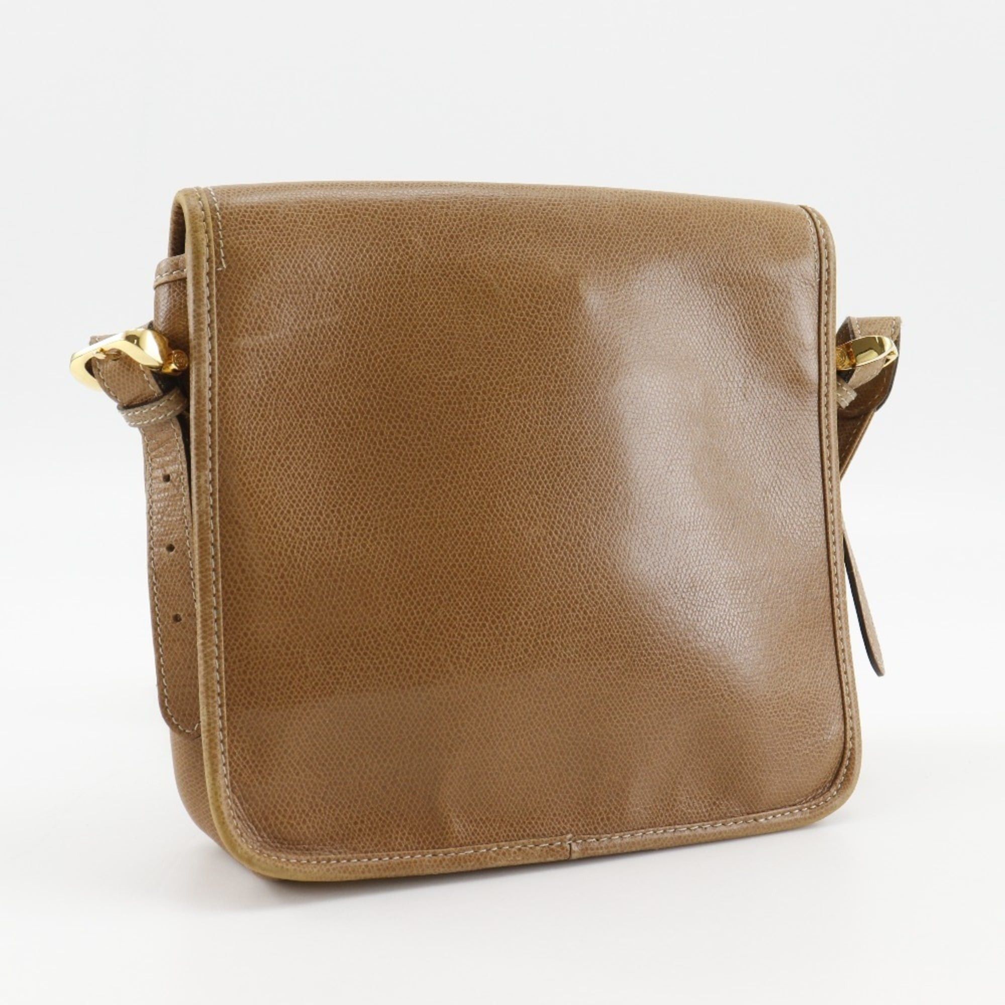 Loewe LOEWE Anagram Shoulder Bag Calf Brown Flap Women's Size ONE SIZE - 3 Thumbnail