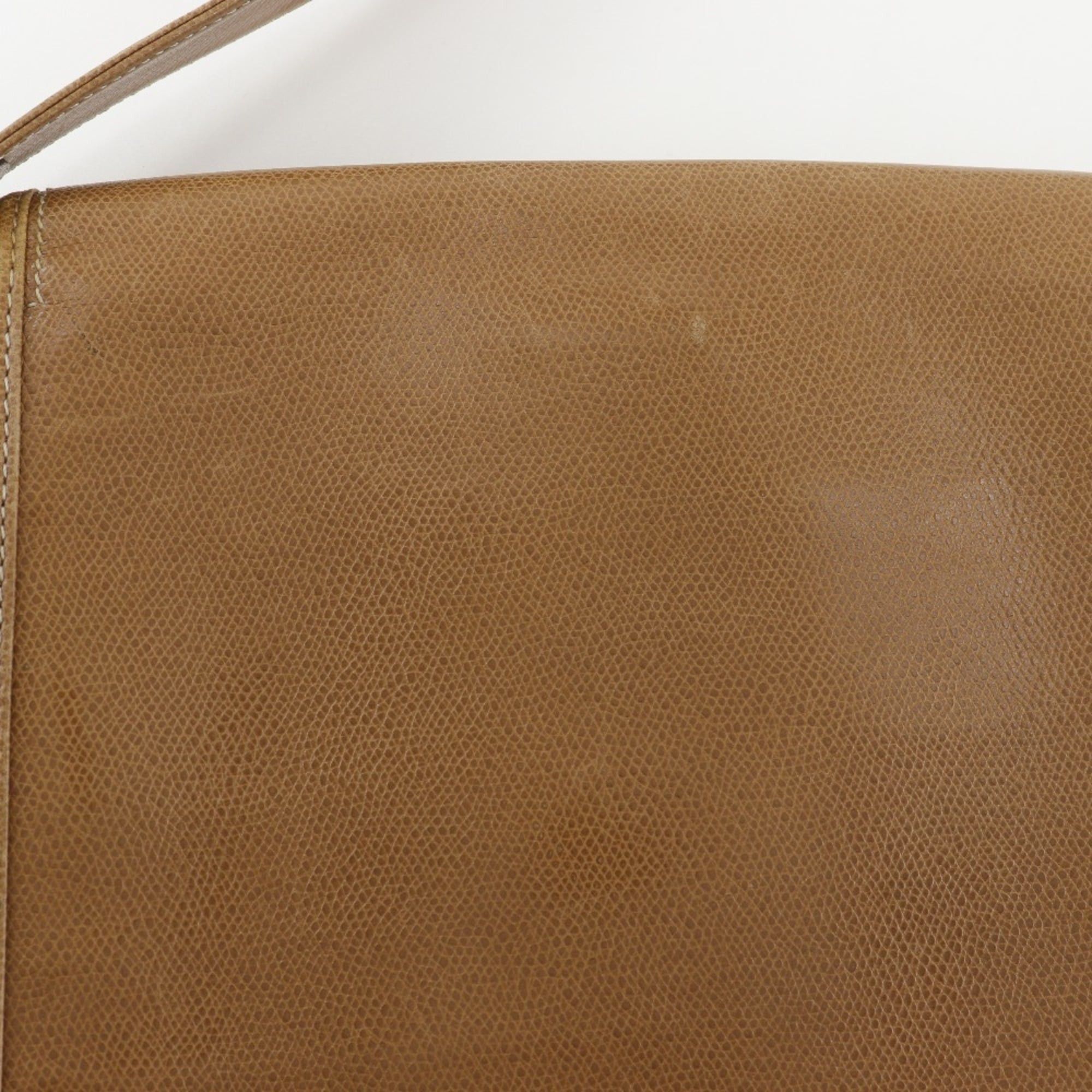 Loewe LOEWE Anagram Shoulder Bag Calf Brown Flap Women's Size ONE SIZE - 10 Thumbnail