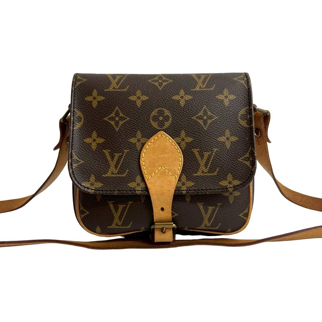 Louis Vuitton Louis Vuitton Louis Vuitton Mini Cartouchiere Monogram Leather Shoulder Bag Textile Shoulder Bag DUTY FREE for USA Size ONE SIZE - 2 Thumbnail
