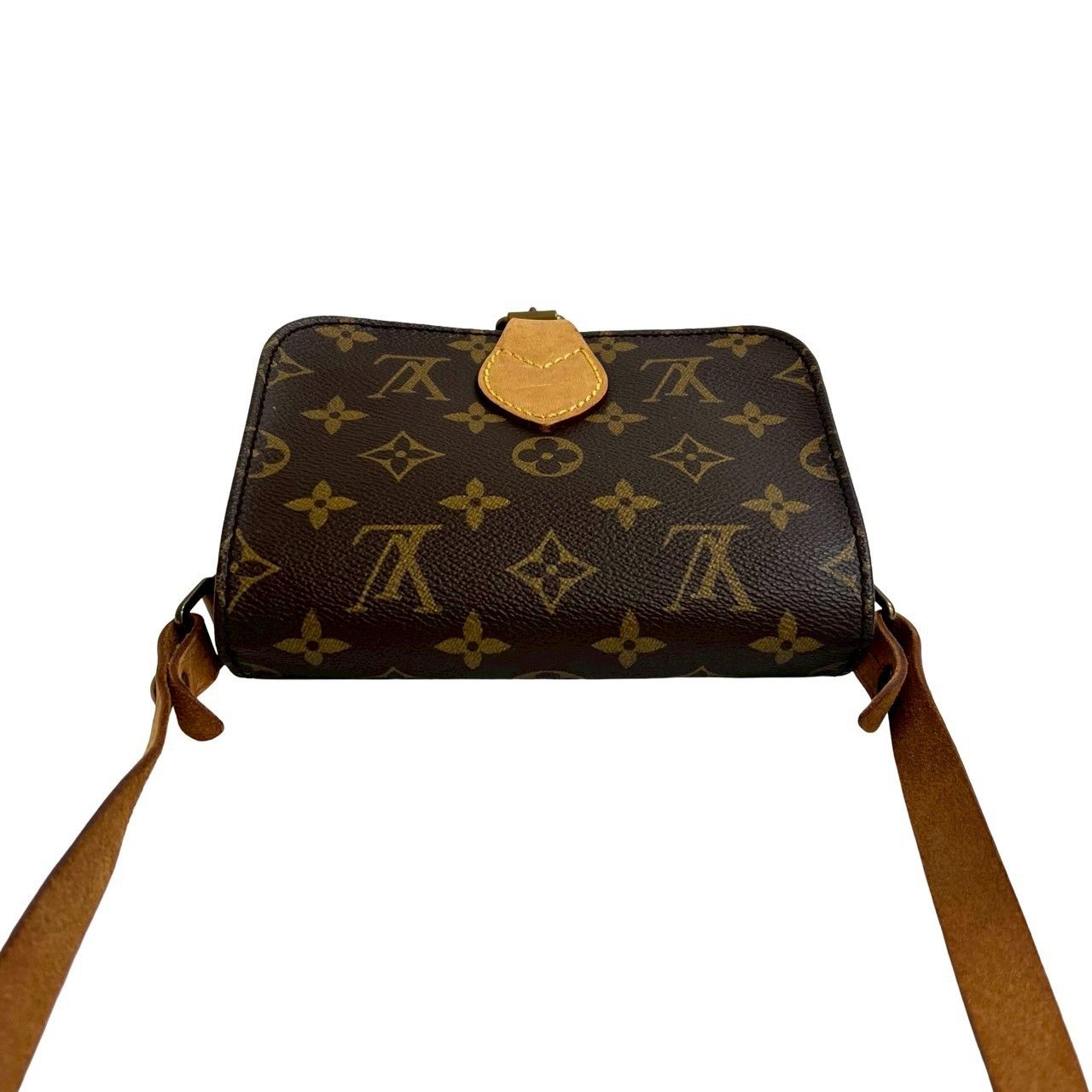 Louis Vuitton Louis Vuitton Louis Vuitton Mini Cartouchiere Monogram Leather Shoulder Bag Textile Shoulder Bag DUTY FREE for USA Size ONE SIZE - 5 Thumbnail