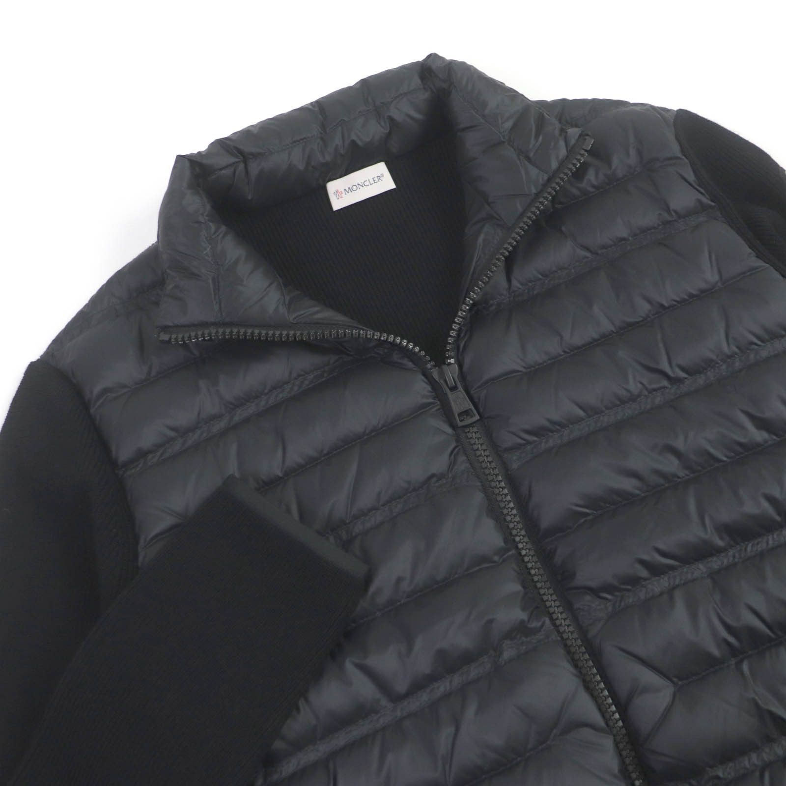 Moncler Moncler Moncler Wool Down Cardigan Textile Outerwear DUTY FREE for USA Size ONE SIZE - 2 Thumbnail