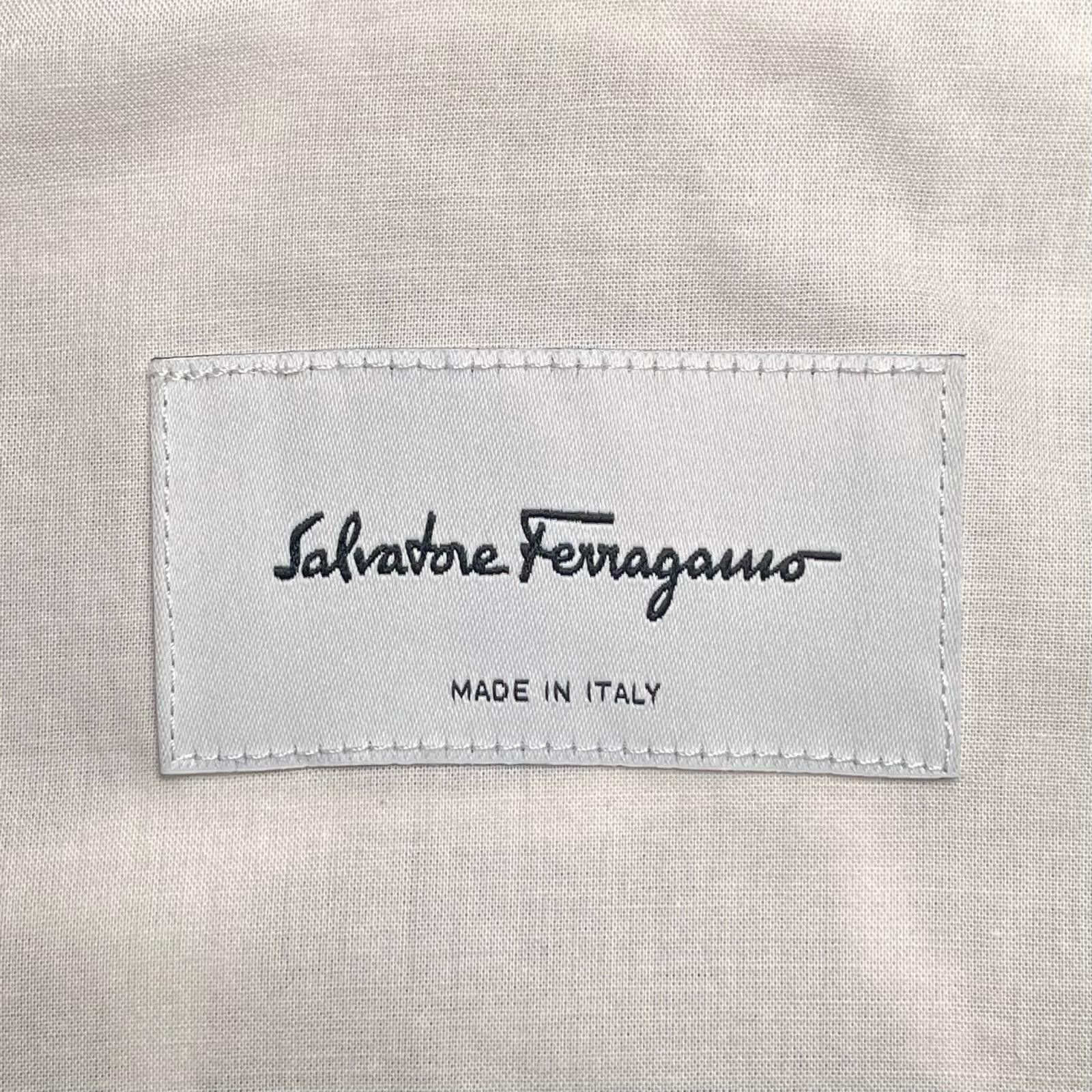 Salvatore Ferragamo Salvatore Ferragamo Salvatore Ferragamo Linen Long Sleeve Shirt Textile Tops DUTY FREE for USA Size ONE SIZE - 8 Thumbnail