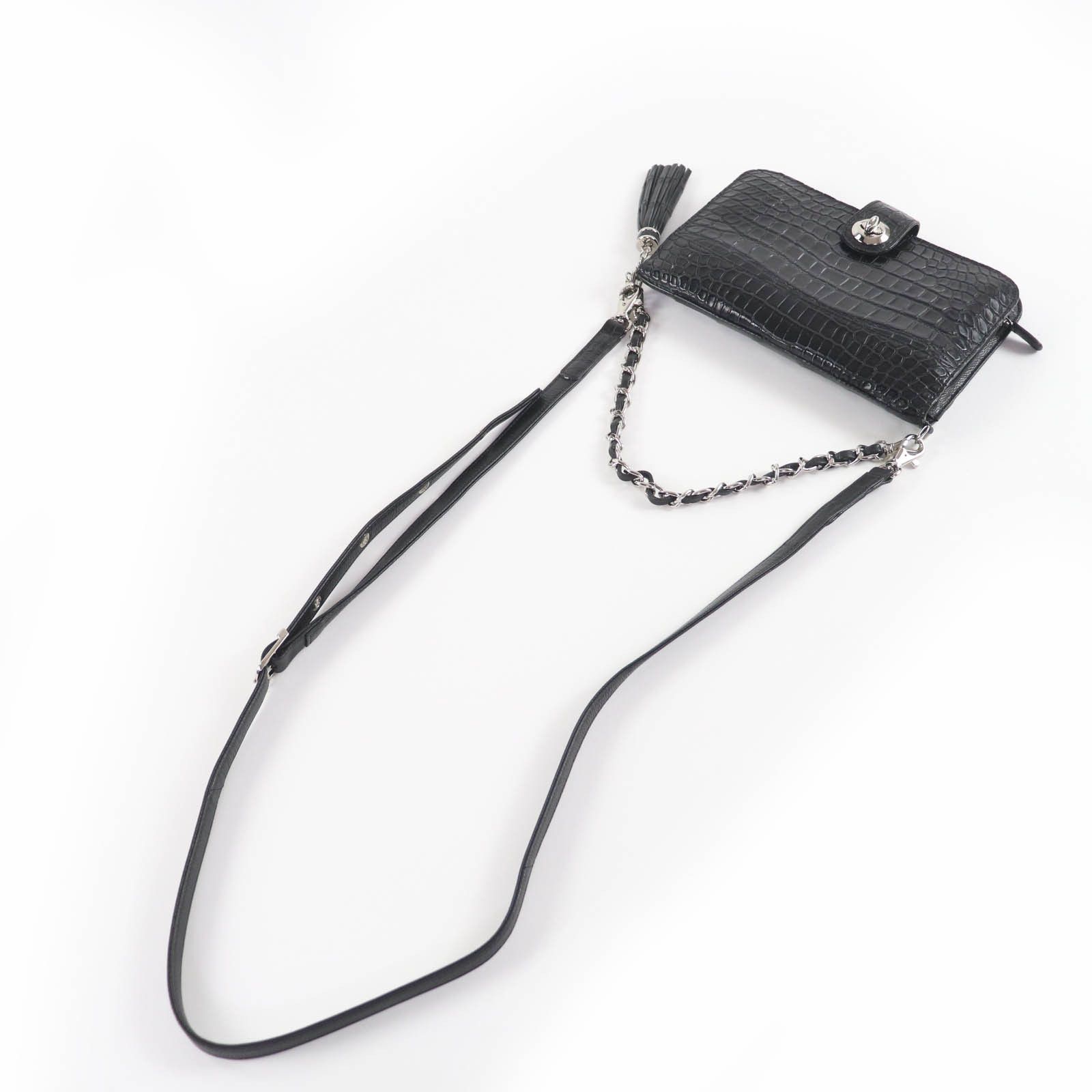 Other Other COCCO CRISTALLO Crocodile Shoulder Bag Leather Shoulder Bag DUTY FREE for USA Size ONE SIZE - 4 Thumbnail