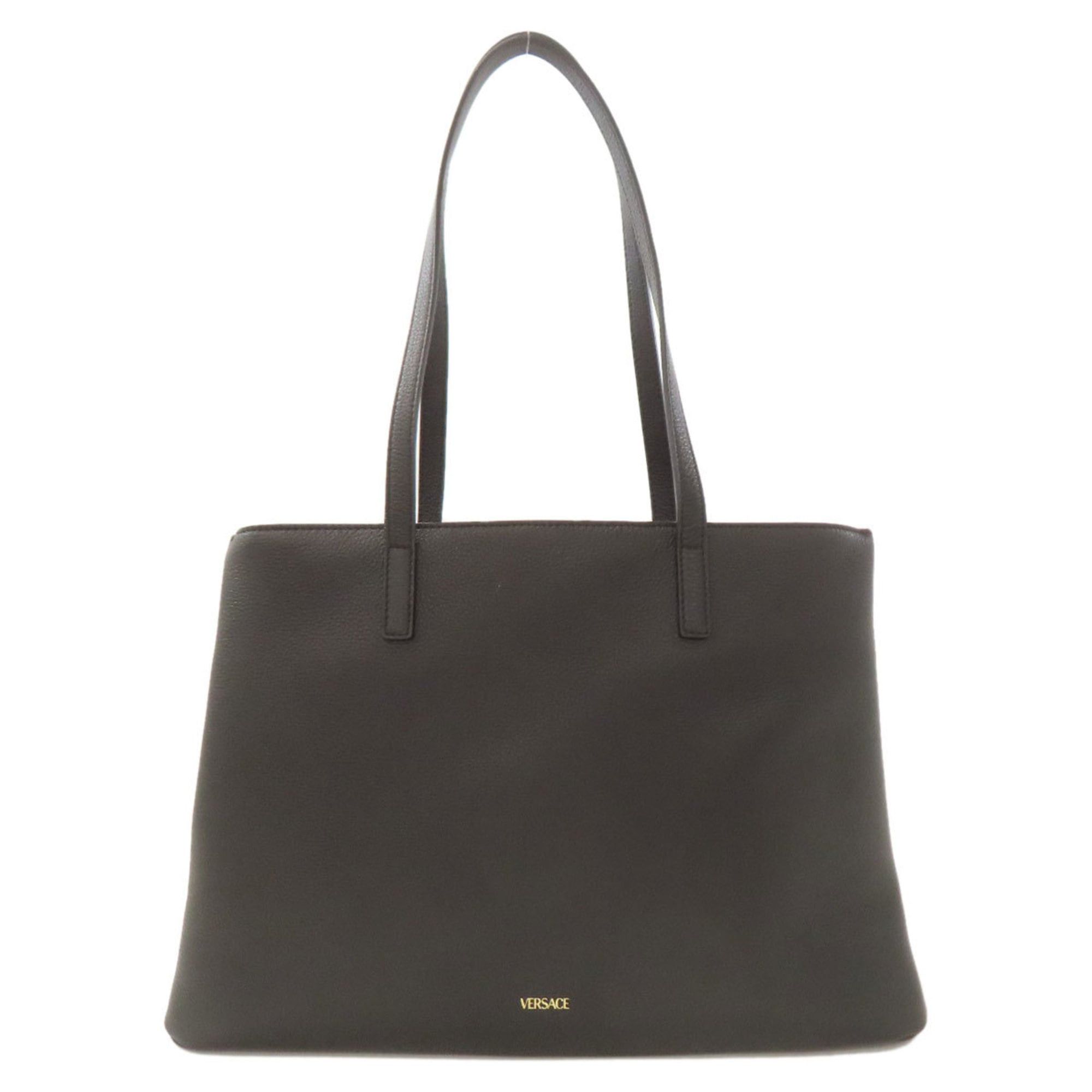 Versace Versace logo tote bag in calfskin for women. Size ONE SIZE - 2 Thumbnail