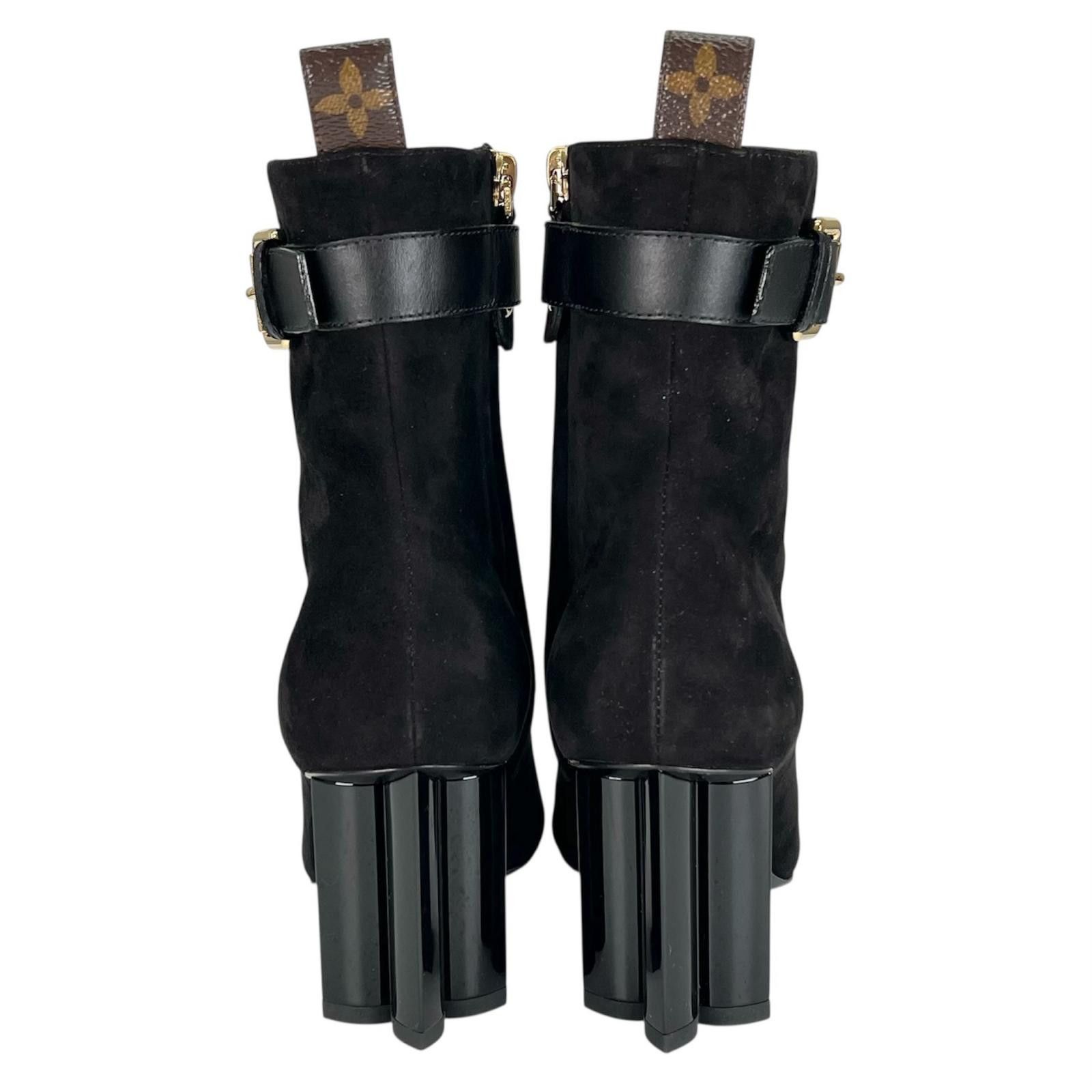Louis Vuitton Louis Vuitton Louis Vuitton 1A965S Suede Leather Ankle Boots Leather Shoes 1A965S DUTY FREE for USA Size ONE SIZE - 4 Thumbnail
