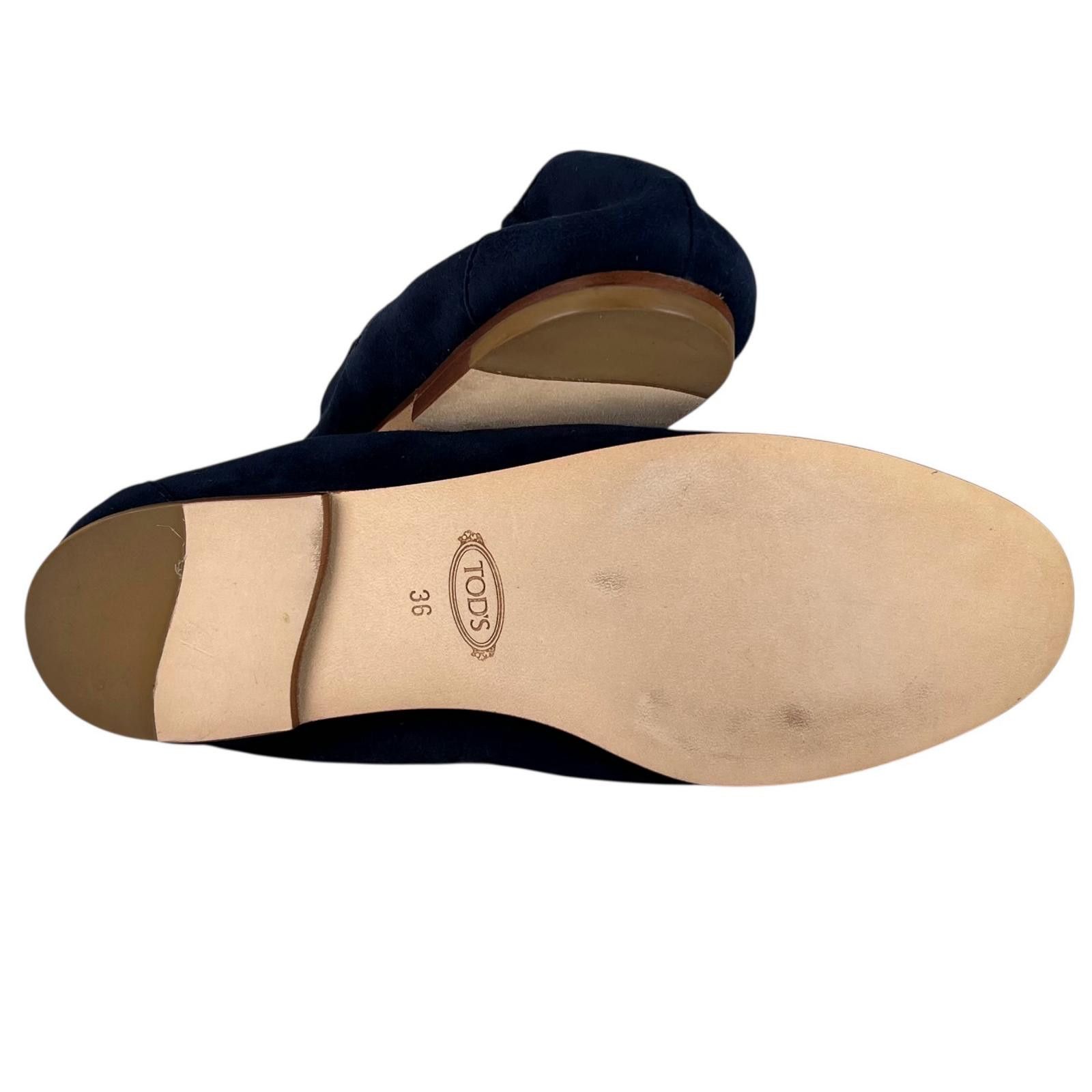 Tod's Tod's Tod’s Double T Suede Loafers Leather Shoes DUTY FREE for USA Size ONE SIZE - 7 Thumbnail
