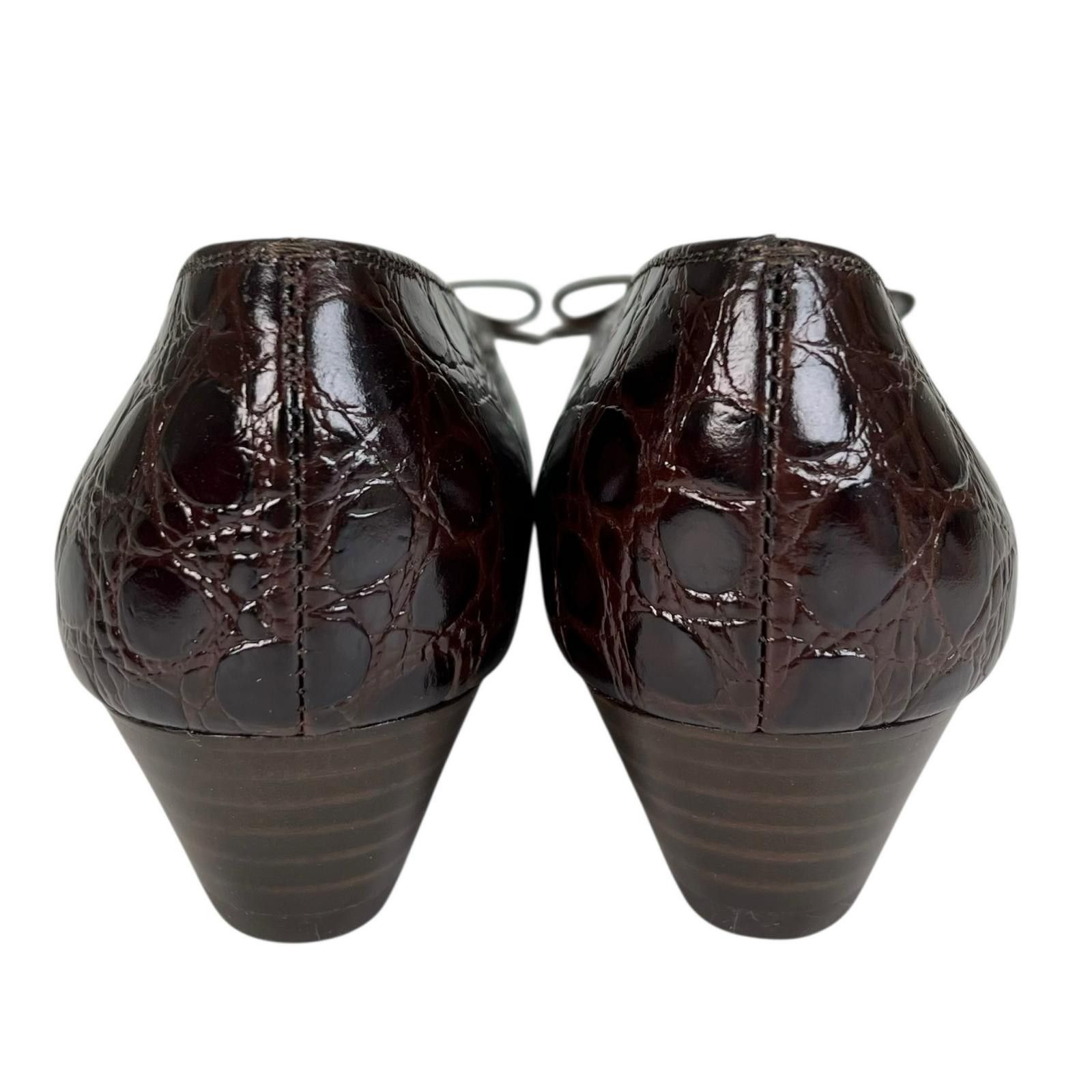 Salvatore Ferragamo Salvatore Ferragamo Salvatore Ferragamo VARA Crocodile Pumps Leather Shoes DUTY FREE for USA Size ONE SIZE - 5 Thumbnail