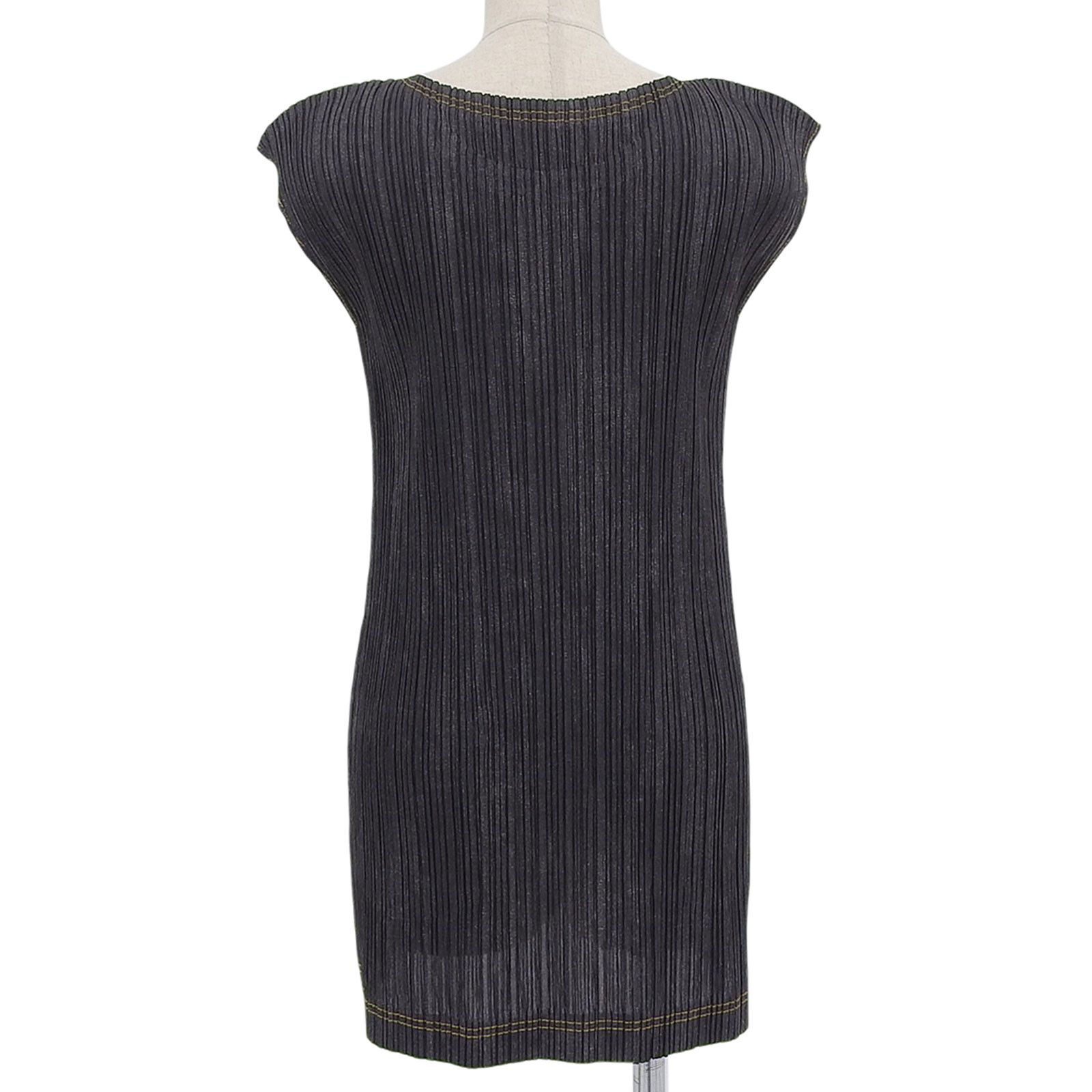 Issey Miyake Issey Miyake PLEATS PLEASE Tunic Polyester Tunic Plastic / Synthetic Tops PP81-JK421 DUTY FREE for USA Size ONE SIZE - 2 Thumbnail