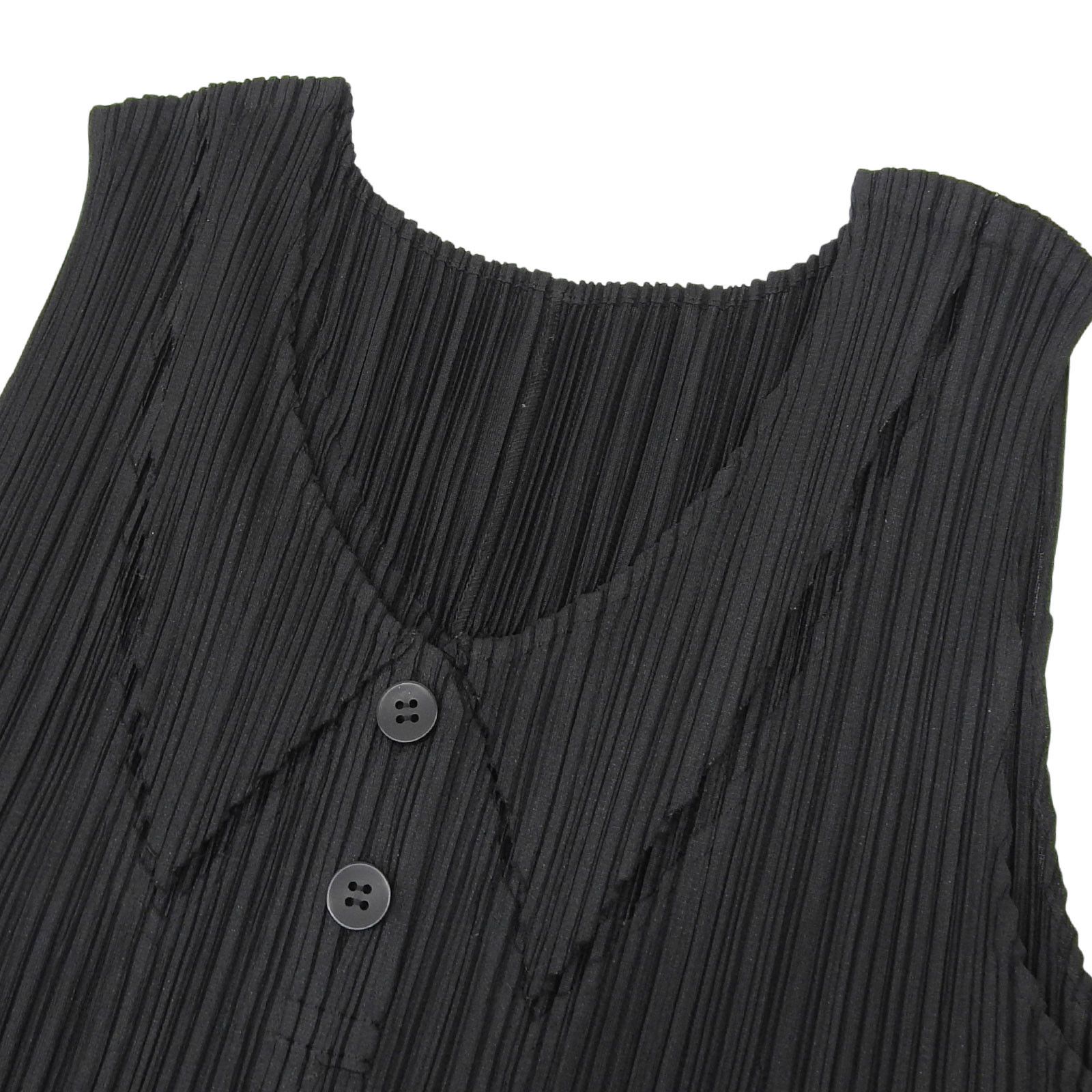 Issey Miyake Issey Miyake PLEATS PLEASE Polyester Dress Plastic / Synthetic Dresses PP93-JK208 DUTY FREE for USA Size ONE SIZE - 3 Thumbnail