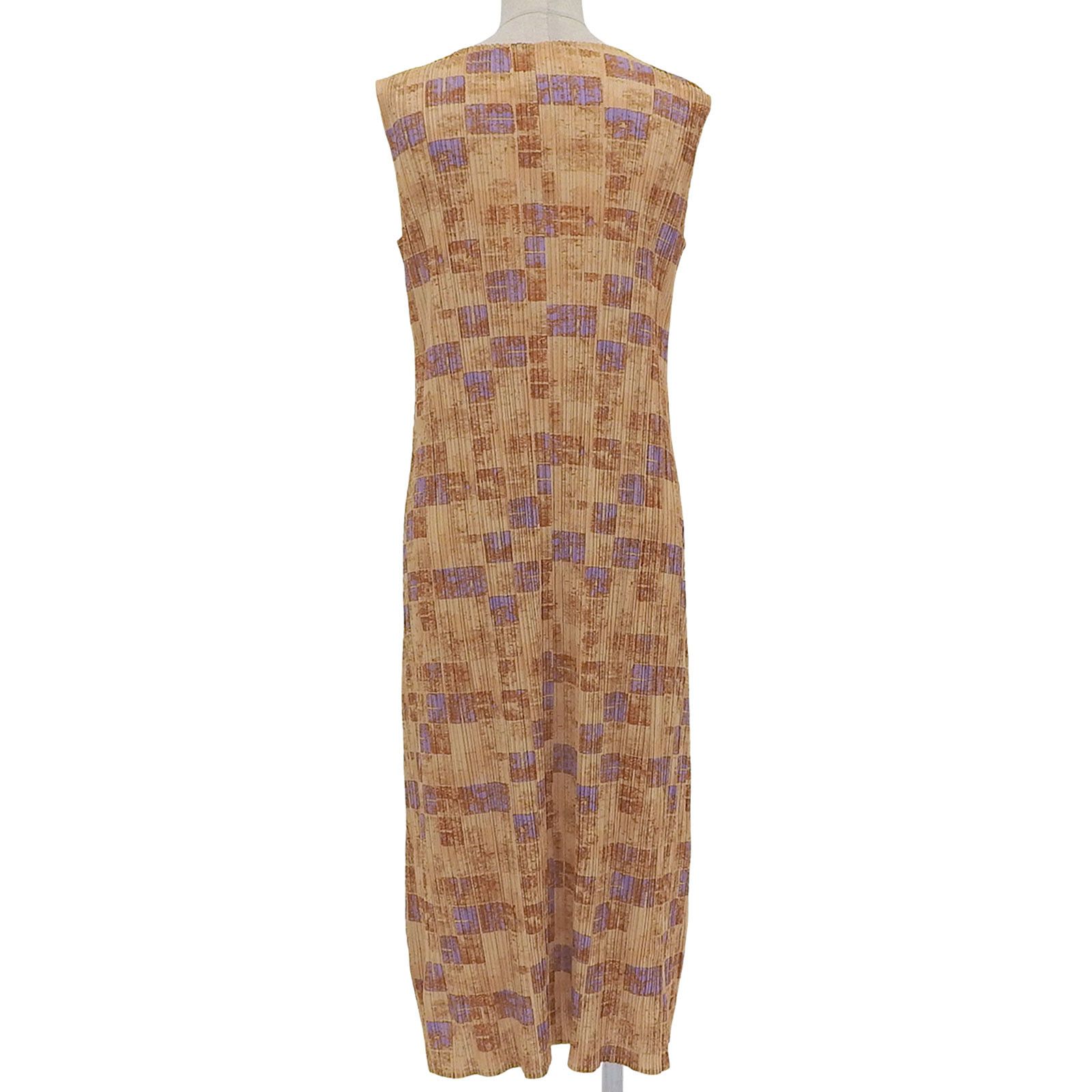 Issey Miyake Issey Miyake PLEATS PLEASE Multi Polyester Dress Plastic / Synthetic Dresses PP41-JH935 DUTY FREE for USA Size ONE SIZE - 2 Thumbnail