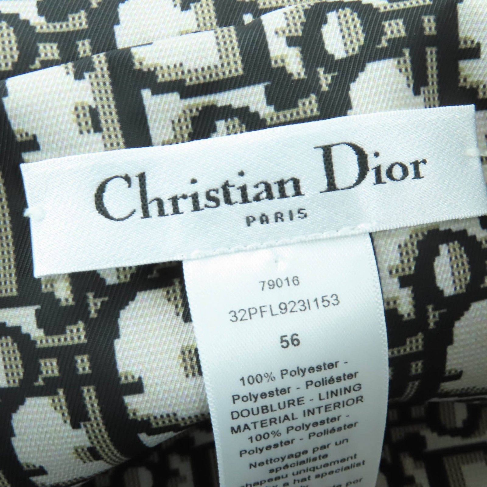 Dior Dior Christian Dior TEDDY-D Oblique Bucket Hat Textile Hats 32PFL923I153 DUTY FREE for USA Size ONE SIZE - 8 Thumbnail