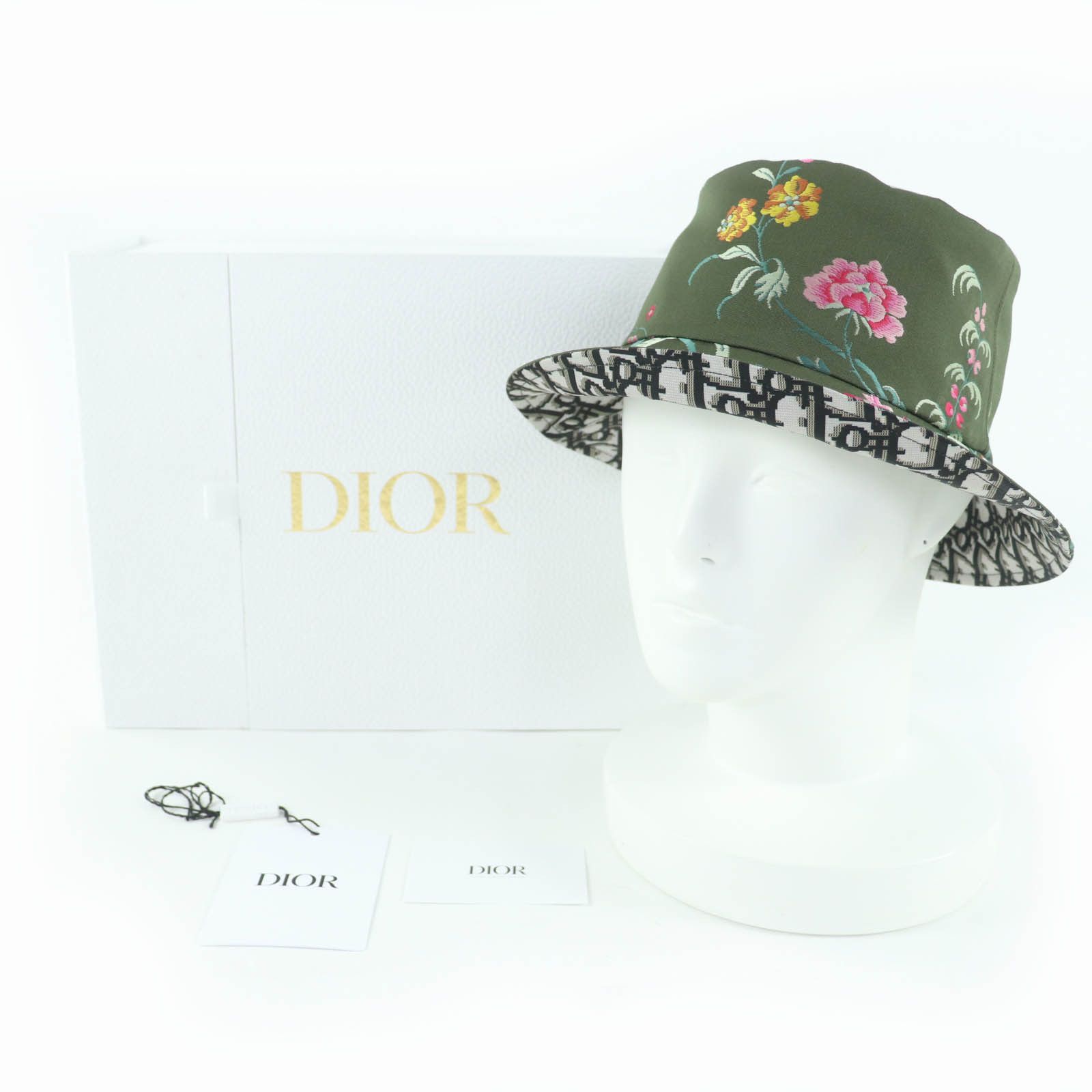 Dior Dior Christian Dior TEDDY-D Oblique Bucket Hat Textile Hats 32PFL923I153 DUTY FREE for USA Size ONE SIZE - 2 Thumbnail