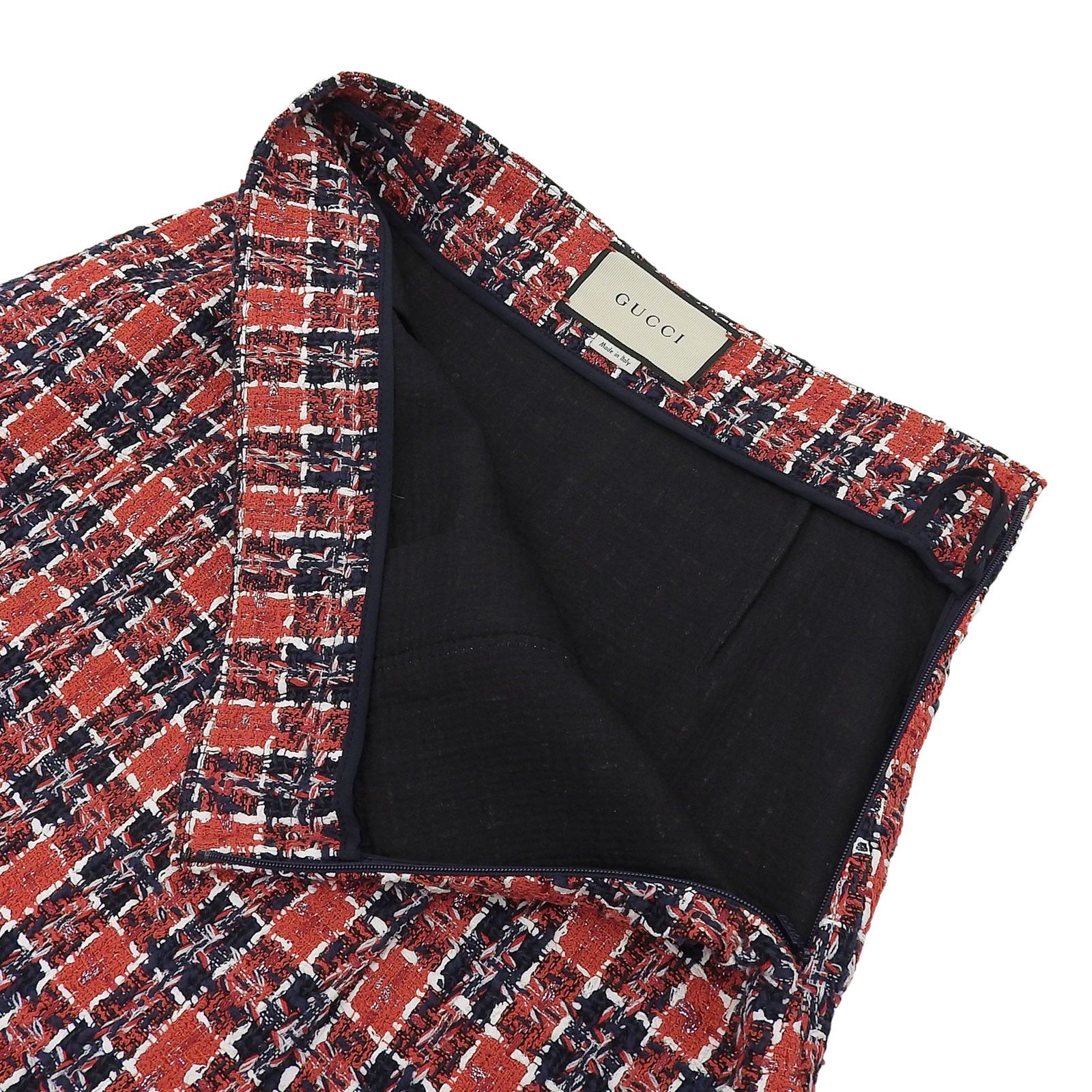 Gucci Gucci Gucci Tweed Rayon Skirt Textile Skirts 516588 DUTY FREE for USA Size ONE SIZE - 4 Thumbnail