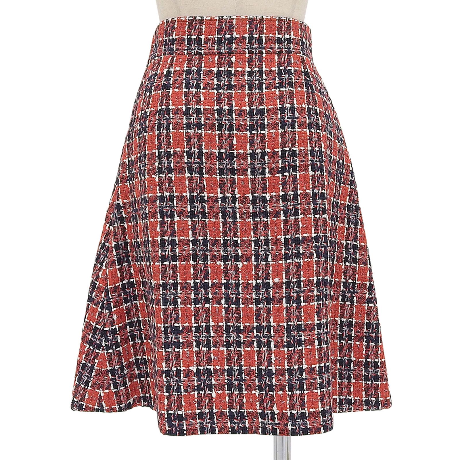 Gucci Gucci Gucci Tweed Rayon Skirt Textile Skirts 516588 DUTY FREE for USA Size ONE SIZE - 2 Thumbnail