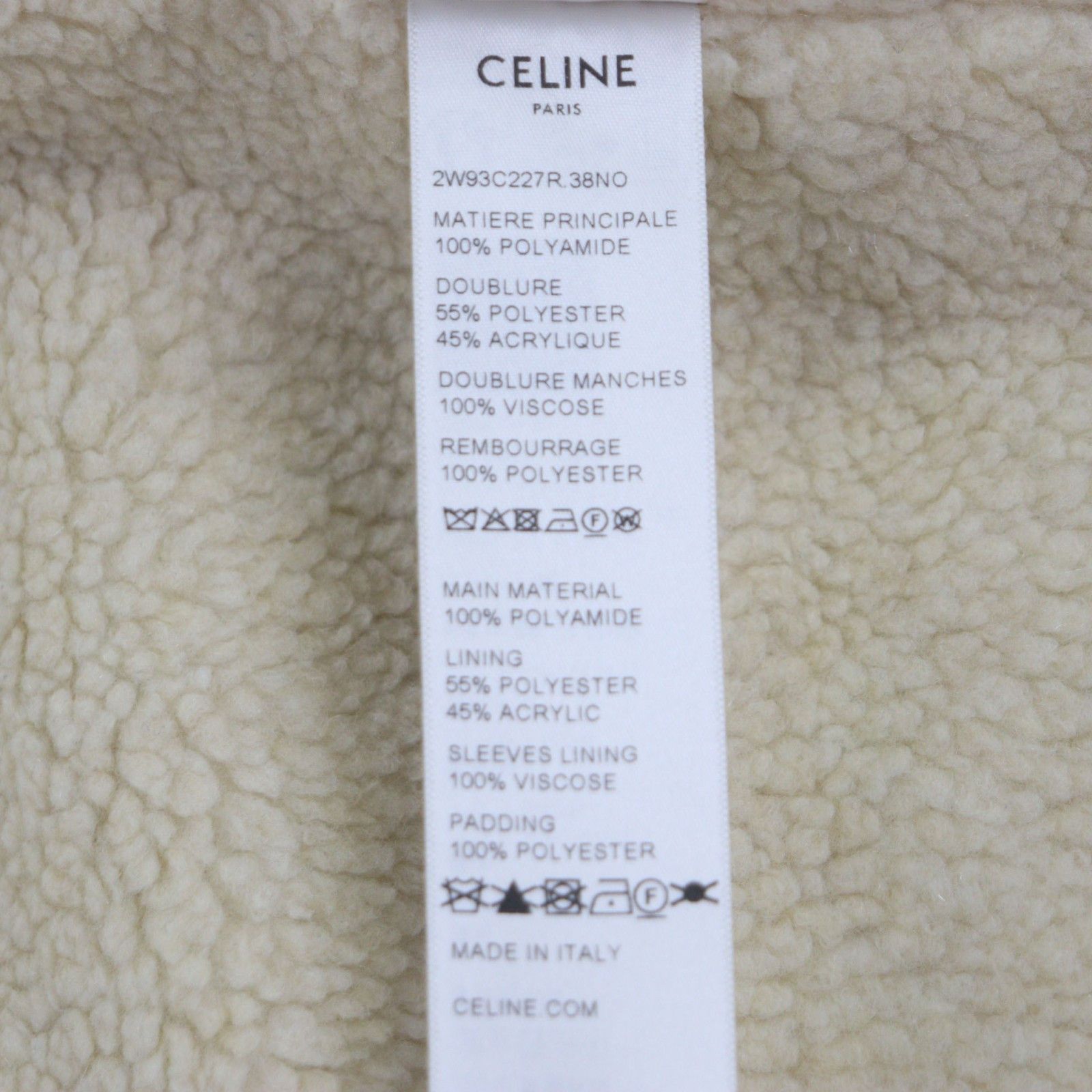 Celine Celine Celine Nylon Jacket Plastic / Synthetic Outerwear 2W93C227R DUTY FREE for USA Size ONE SIZE - 9 Thumbnail