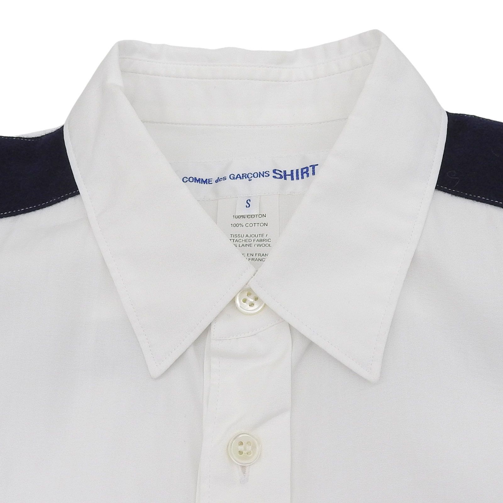 Other Other COMME des GARCONS SHIRT Cotton Long Sleeve Shirt Textile Dress Shirt FH-B050 DUTY FREE for USA Size ONE SIZE - 3 Thumbnail