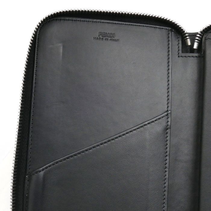 Fendi Fendi Fendi FF Logo Long Wallet Leather Long Wallet 7M0276A8VCF17BJ DUTY FREE for USA Size ONE SIZE - 8 Thumbnail