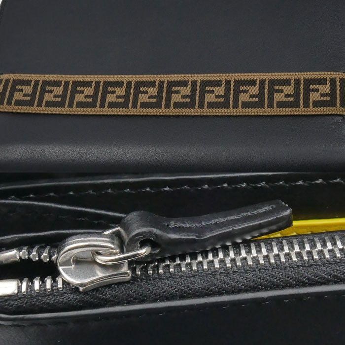Fendi Fendi Fendi FF Logo Long Wallet Leather Long Wallet 7M0276A8VCF17BJ DUTY FREE for USA Size ONE SIZE - 7 Thumbnail
