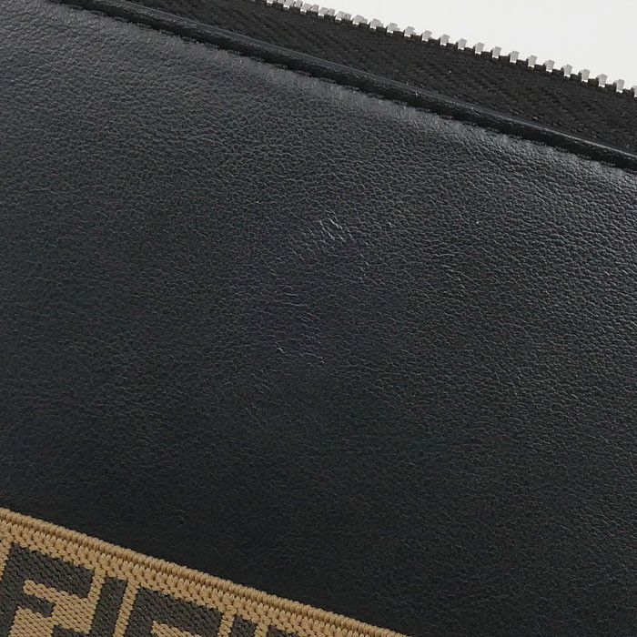 Fendi Fendi Fendi FF Logo Long Wallet Leather Long Wallet 7M0276A8VCF17BJ DUTY FREE for USA Size ONE SIZE - 9 Thumbnail