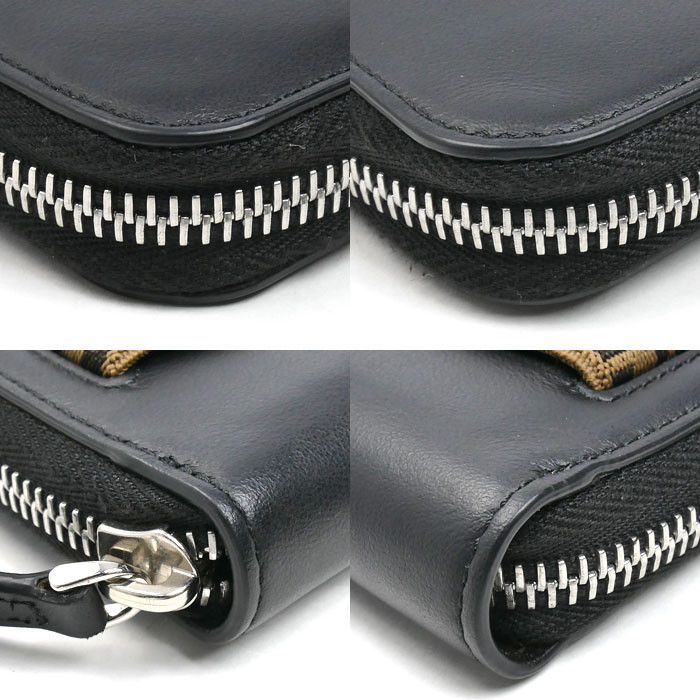 Fendi Fendi Fendi FF Logo Long Wallet Leather Long Wallet 7M0276A8VCF17BJ DUTY FREE for USA Size ONE SIZE - 6 Thumbnail
