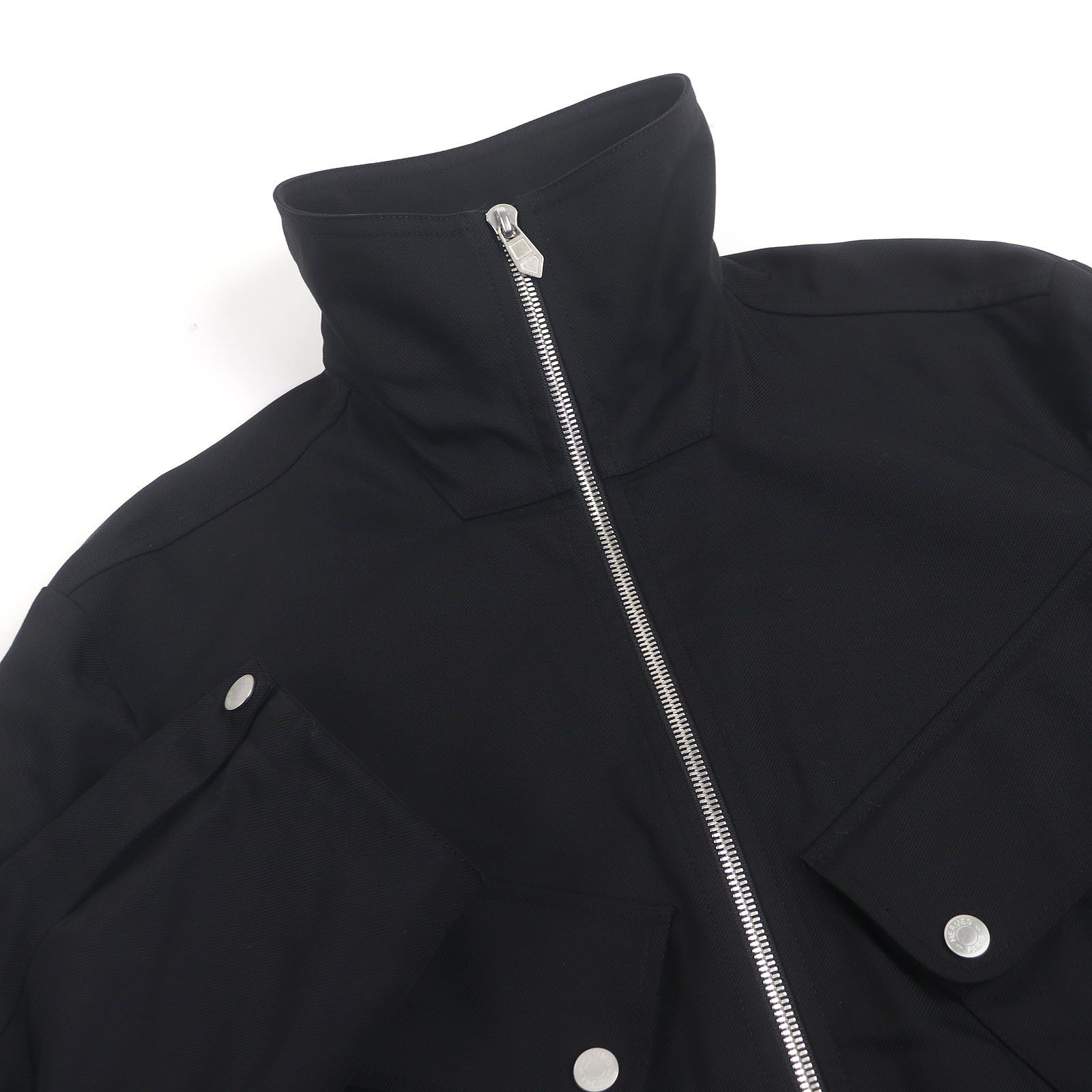 Hermes Hermes Hermès Nylon Jacket 46 Plastic / Synthetic Outerwear DUTY FREE for USA Size ONE SIZE - 2 Thumbnail