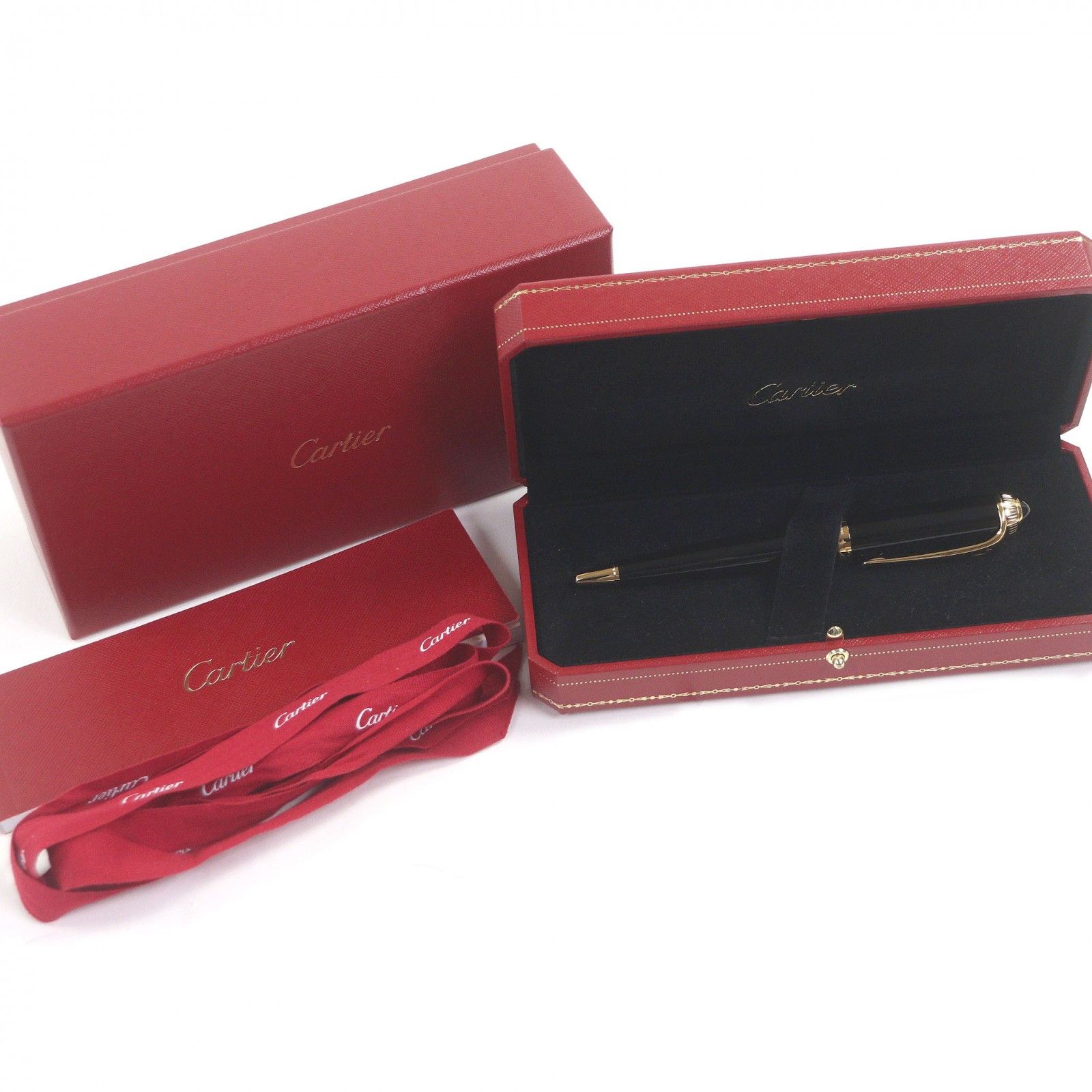 Cartier Cartier Cartier Roadster de Cartier Ballpoint Pen Metal Pen DUTY FREE for USA Size ONE SIZE - 2 Thumbnail