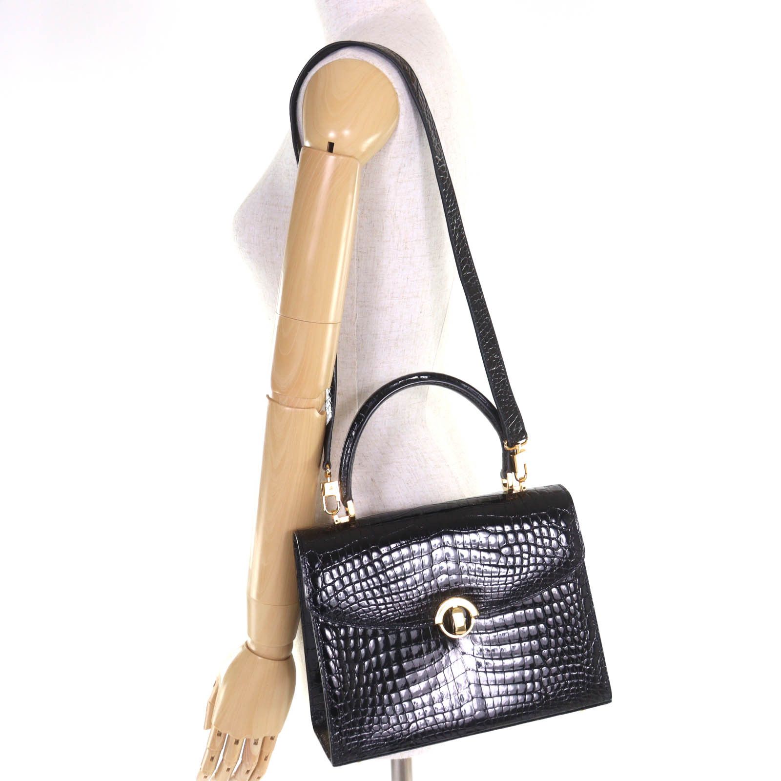 Other Other KWANPEN Crocodile Handbag Leather Handbag DUTY FREE for USA Size ONE SIZE - 4 Thumbnail