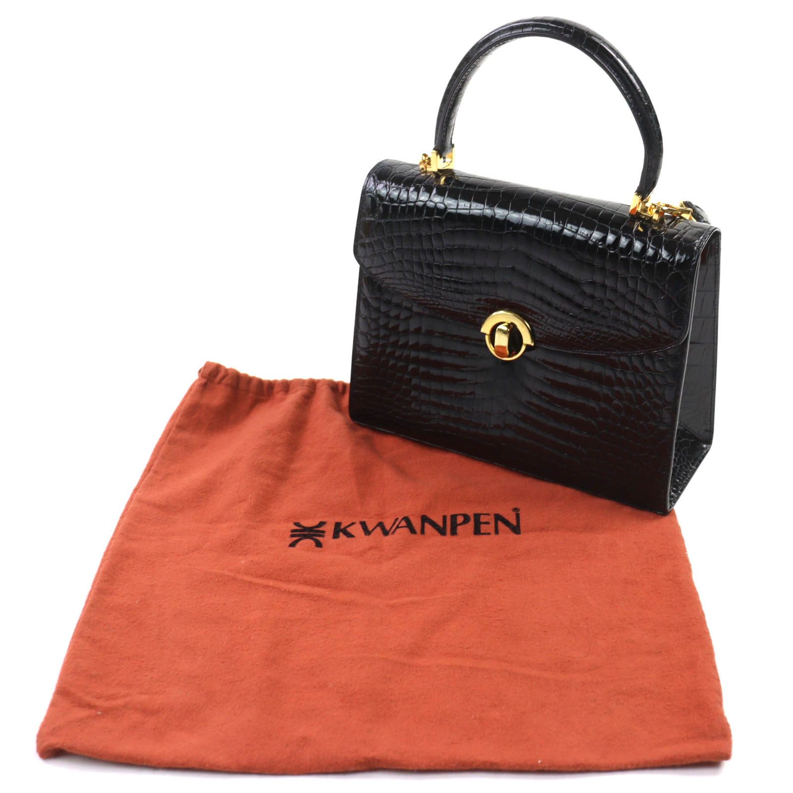 Other Other KWANPEN Crocodile Handbag Leather Handbag DUTY FREE for USA Size ONE SIZE - 2 Thumbnail