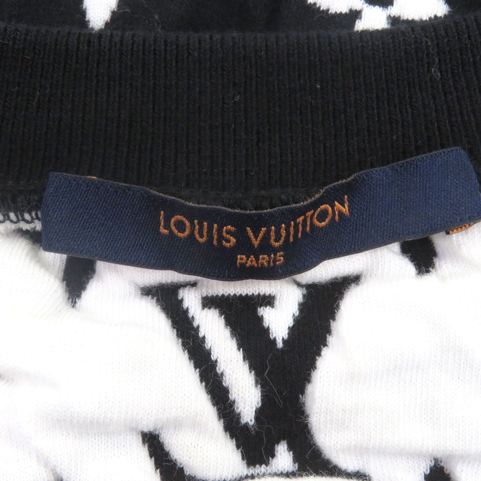 Louis Vuitton Louis Vuitton Louis Vuitton Monogram Jacquard Cotton Sweatshirt Textile Tops DUTY FREE for USA Size ONE SIZE - 4 Thumbnail