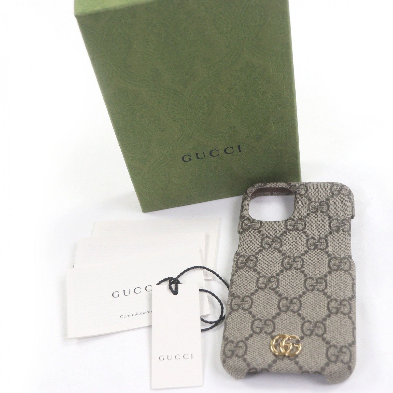 Gucci Gucci Gucci GG Supreme GG Logo iPhone Case Plastic / Synthetic Phonecase 56271 DUTY FREE for USA Size ONE SIZE - 2 Thumbnail