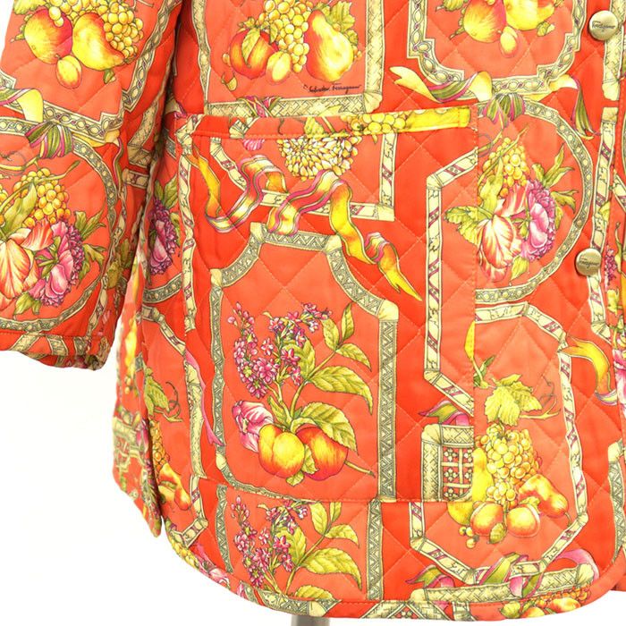 Salvatore Ferragamo Salvatore Ferragamo Salvatore Ferragamo Baroque Print Polyester Jacket Plastic / Synthetic Outerwear DUTY FREE for USA Size ONE SIZE - 13 Thumbnail