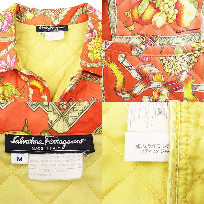Salvatore Ferragamo Salvatore Ferragamo Salvatore Ferragamo Baroque Print Polyester Jacket Plastic / Synthetic Outerwear DUTY FREE for USA Size ONE SIZE - 10 Thumbnail