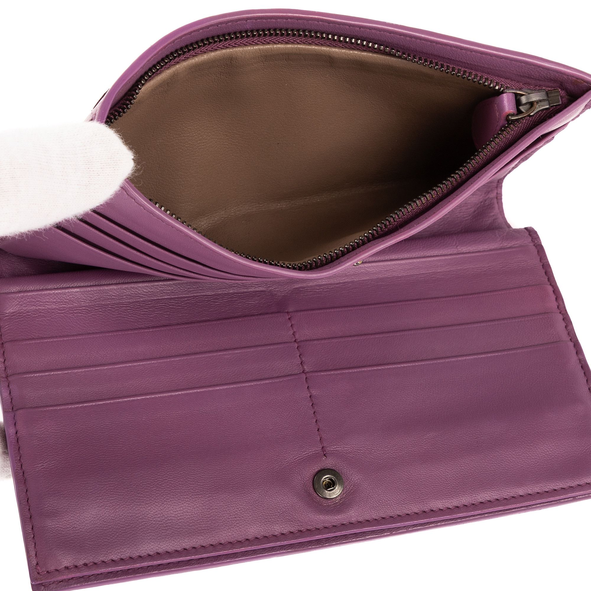 Bottega Veneta Intrecciato Wallet Size ONE SIZE - 9 Thumbnail