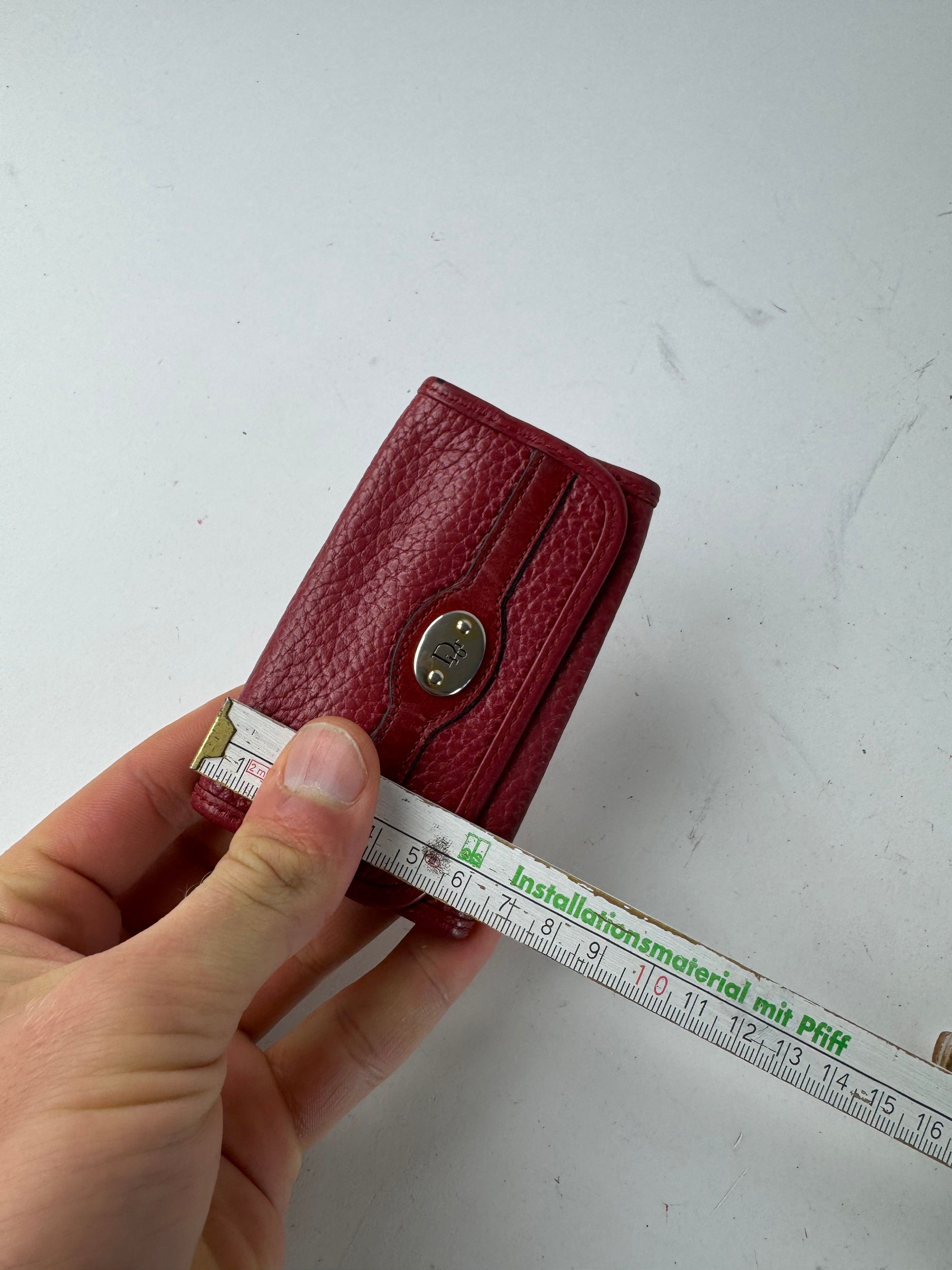 Other Vintage Dior Leather Key Holder Red Size ONE SIZE - 10 Thumbnail