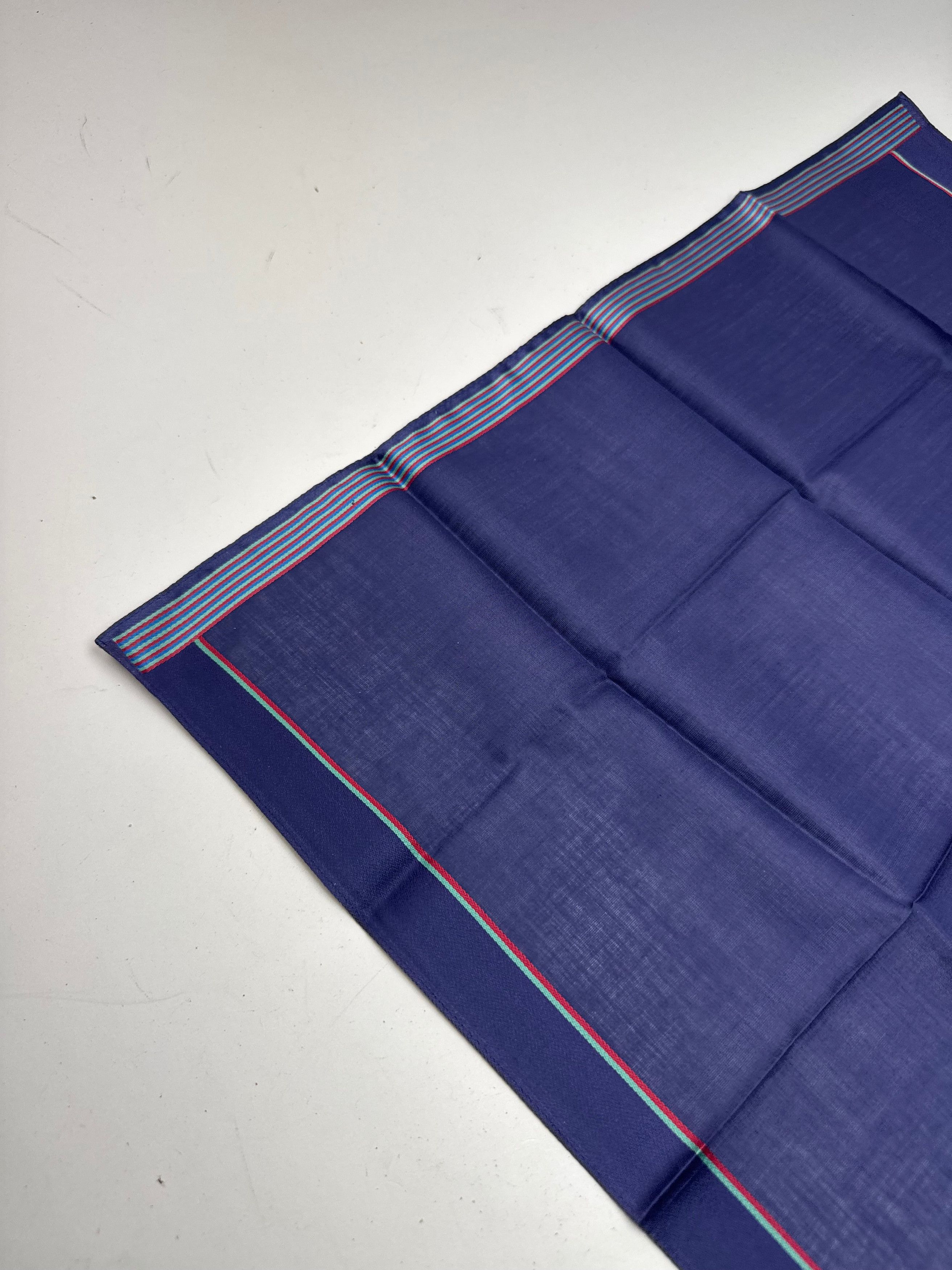 Other Vintage Ungaro Scarf navy Size ONE SIZE - 3 Thumbnail