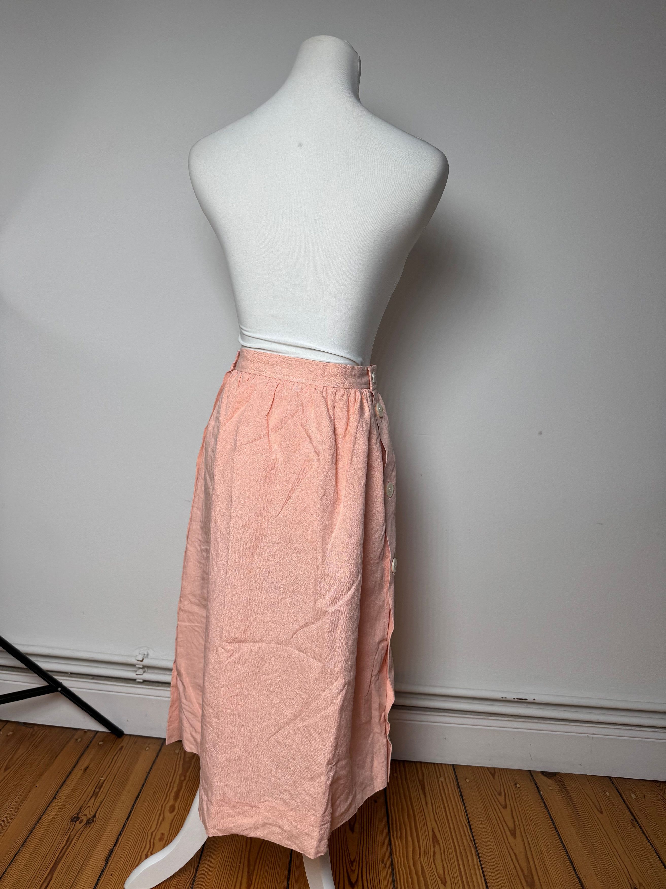 Other Vintage Yves Saint Laurent Wool Skirt Pink M Size 30" / US 8 / IT 44 - 3 Thumbnail