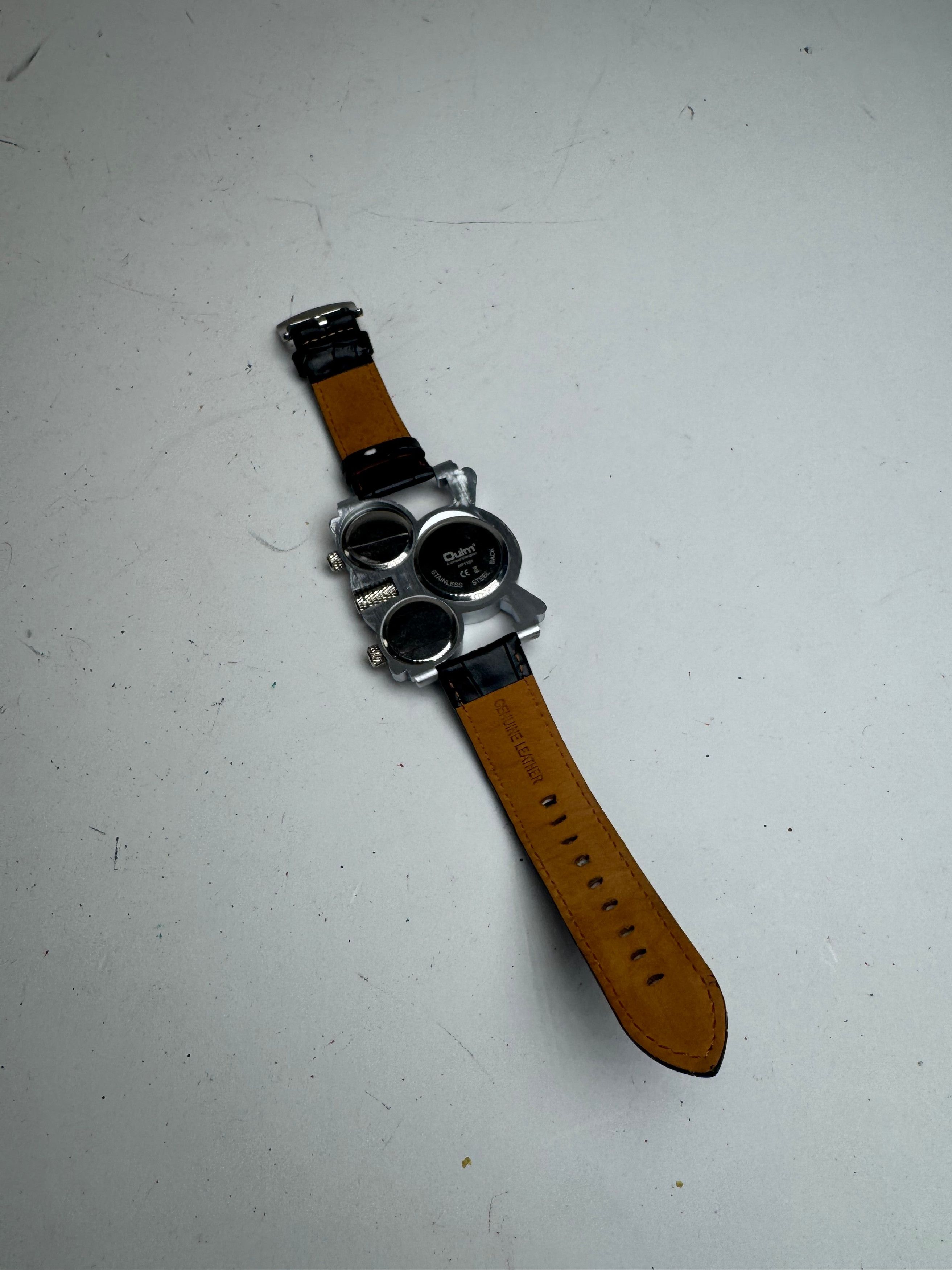 Other Mens Quartz Watch Black Silver Size ONE SIZE - 5 Thumbnail