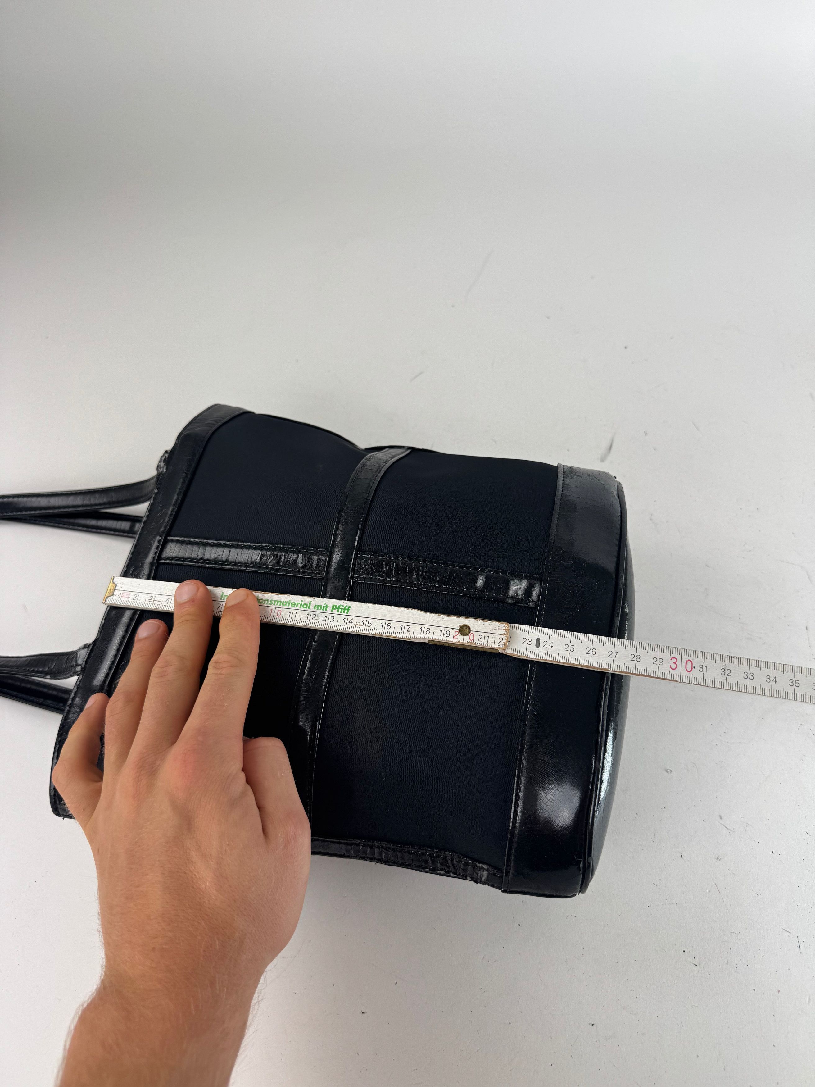 Other Vintage Yves Saint Laurent Bucket Canvas Patent Leather Bag Size ONE SIZE - 11 Thumbnail