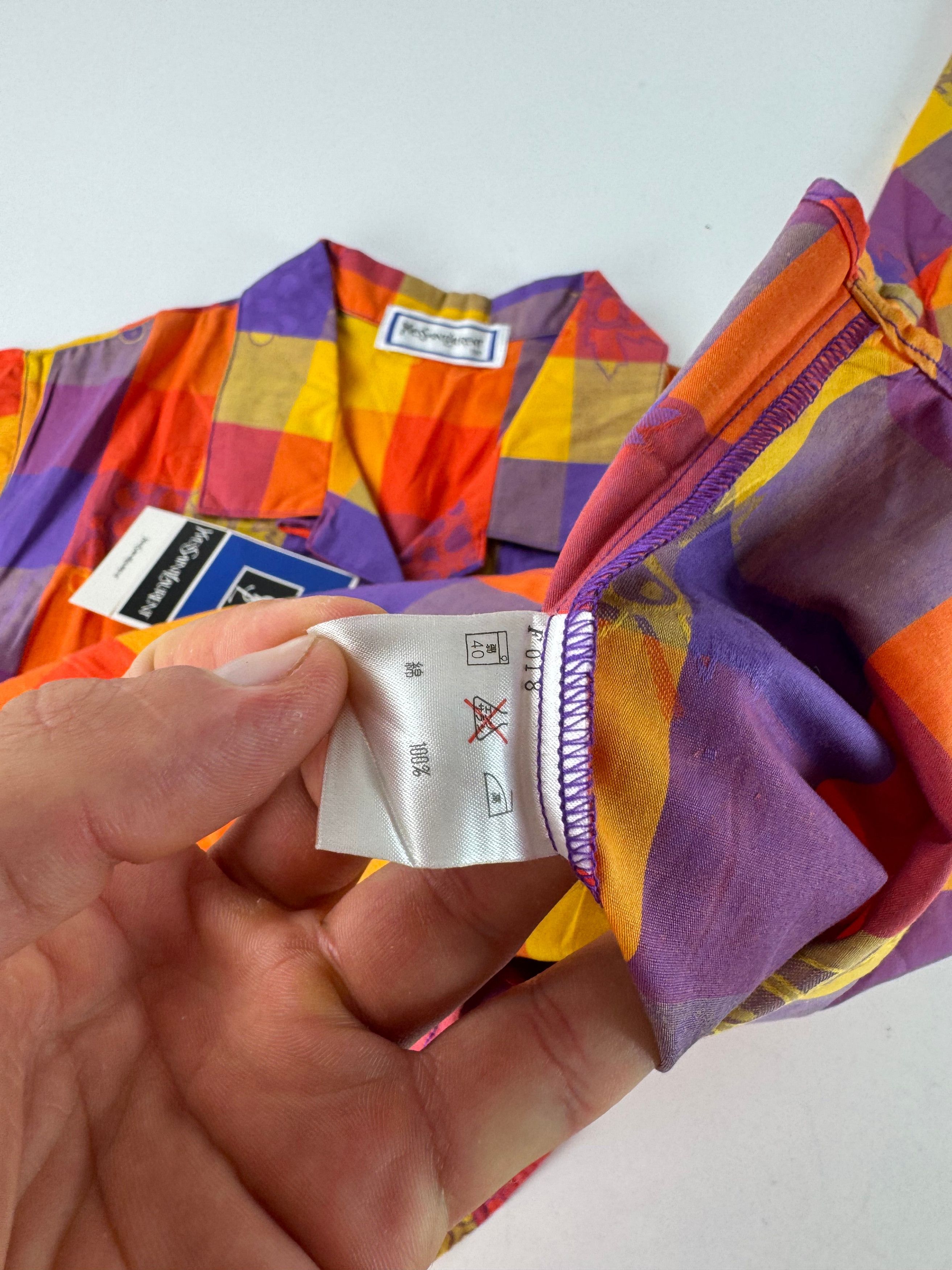 Other Vintage Yves Saint Laurent Checked Twin Set Size XS / US 0-2 / IT 36-38 - 8 Thumbnail