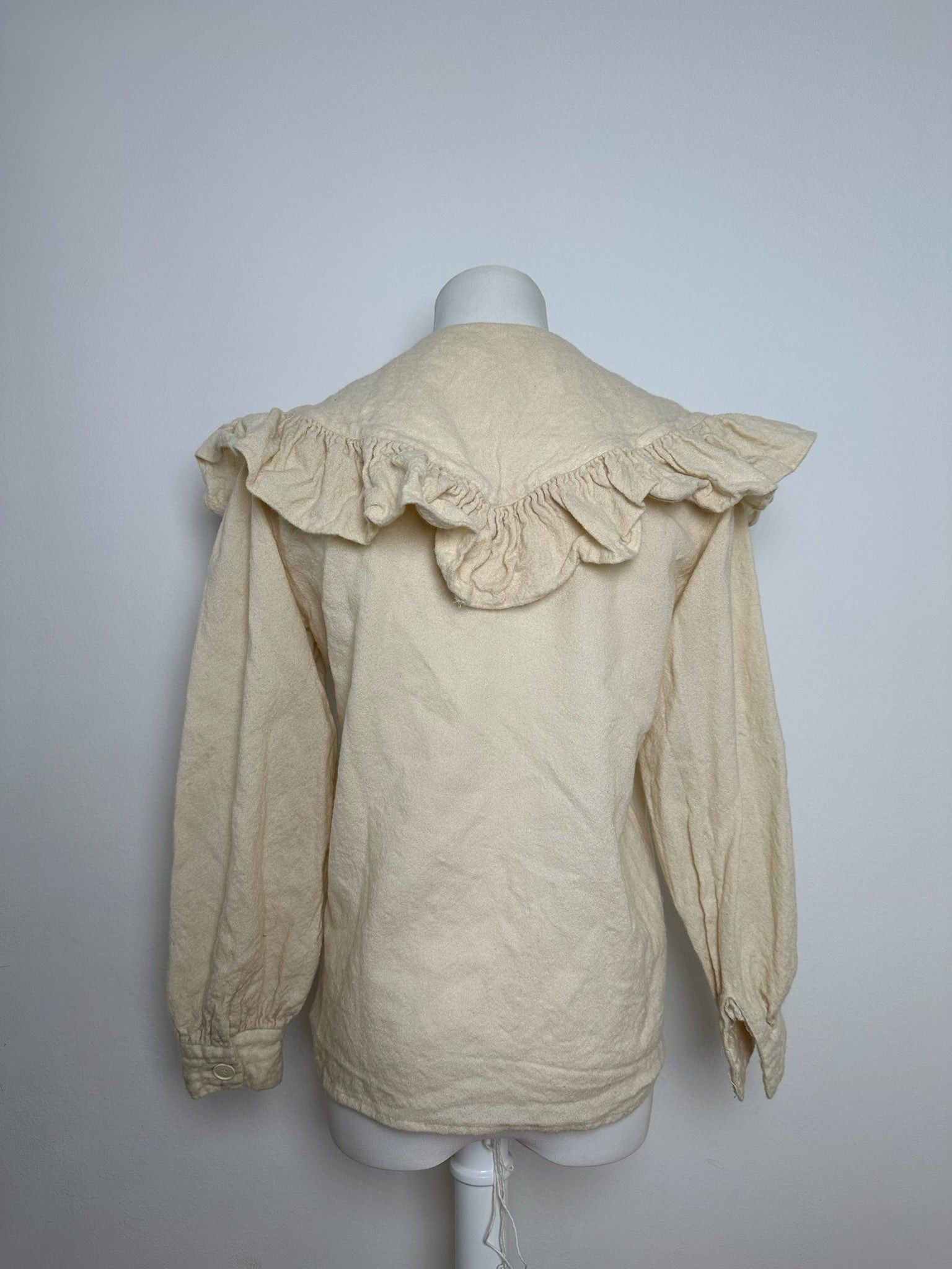 Other Vintage Yves Saint Laurent Wool Sweater Beige Size M / US 6-8 / IT 42-44 - 3 Thumbnail
