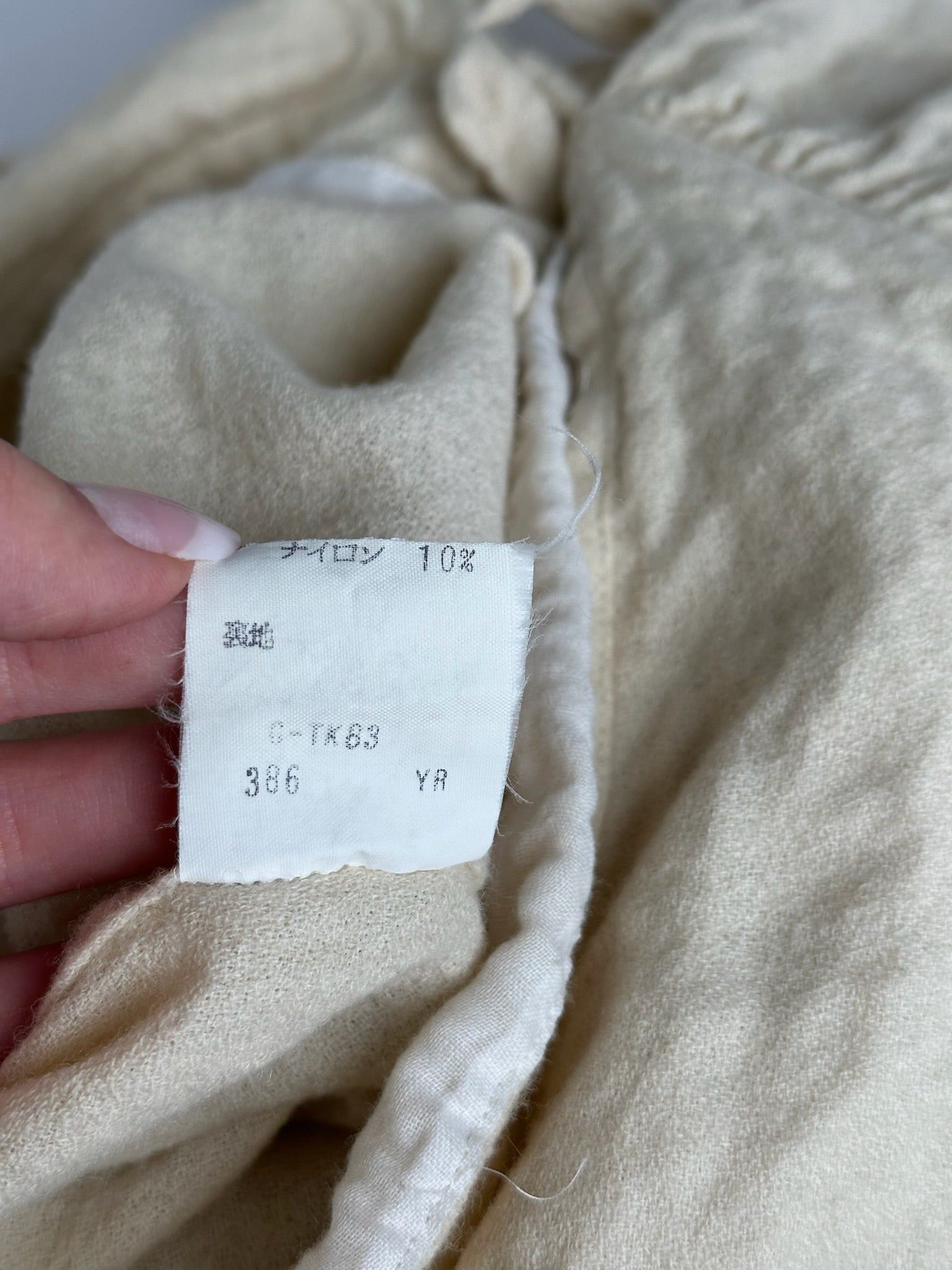 Other Vintage Yves Saint Laurent Wool Sweater Beige Size M / US 6-8 / IT 42-44 - 5 Thumbnail