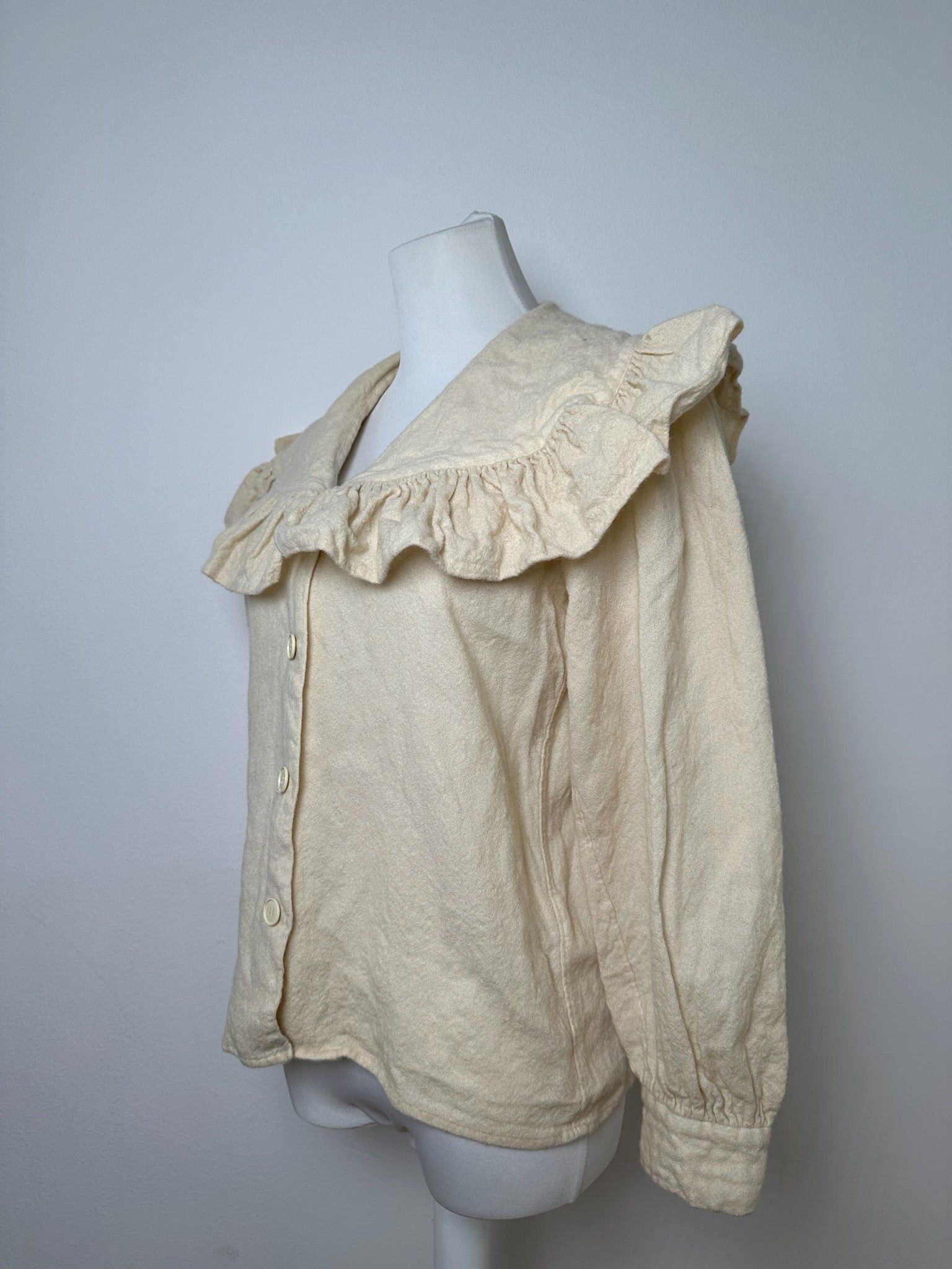 Other Vintage Yves Saint Laurent Wool Sweater Beige Size M / US 6-8 / IT 42-44 - 7 Thumbnail