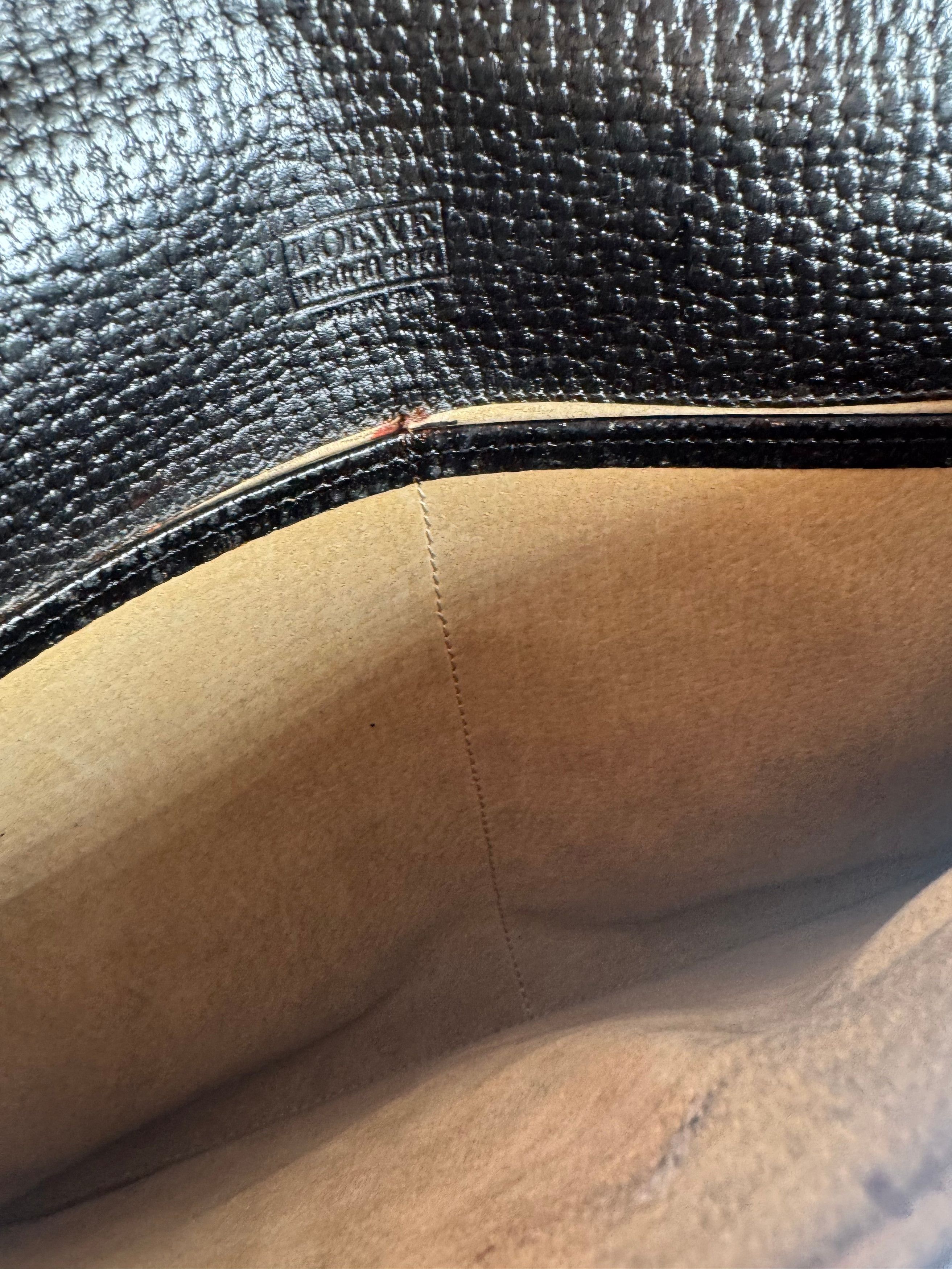 Other Vintage Loewe Madrid Anagram Leather Clutch Black Size ONE SIZE - 3 Thumbnail