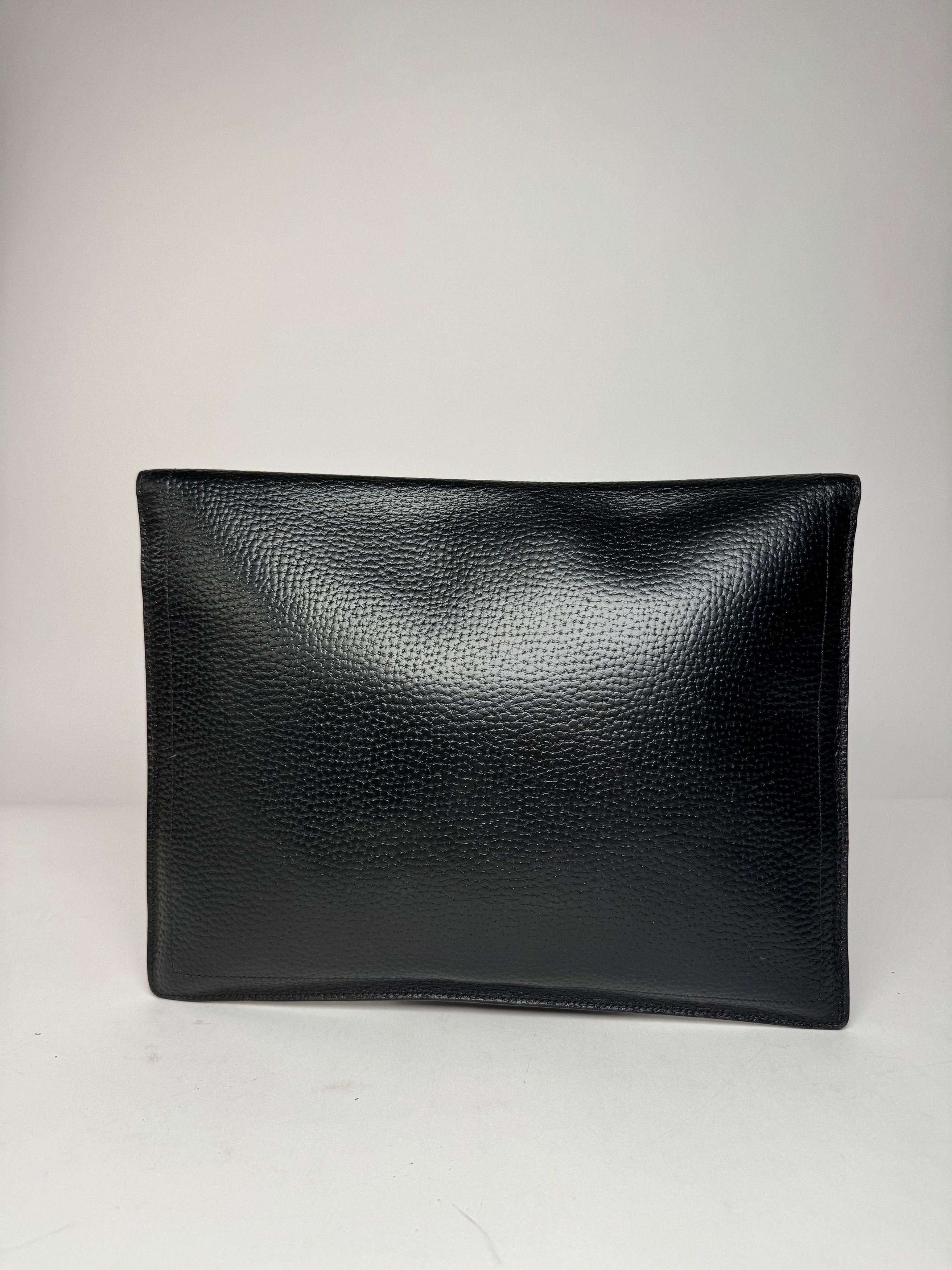 Other Vintage Loewe Madrid Anagram Leather Clutch Black Size ONE SIZE - 2 Thumbnail