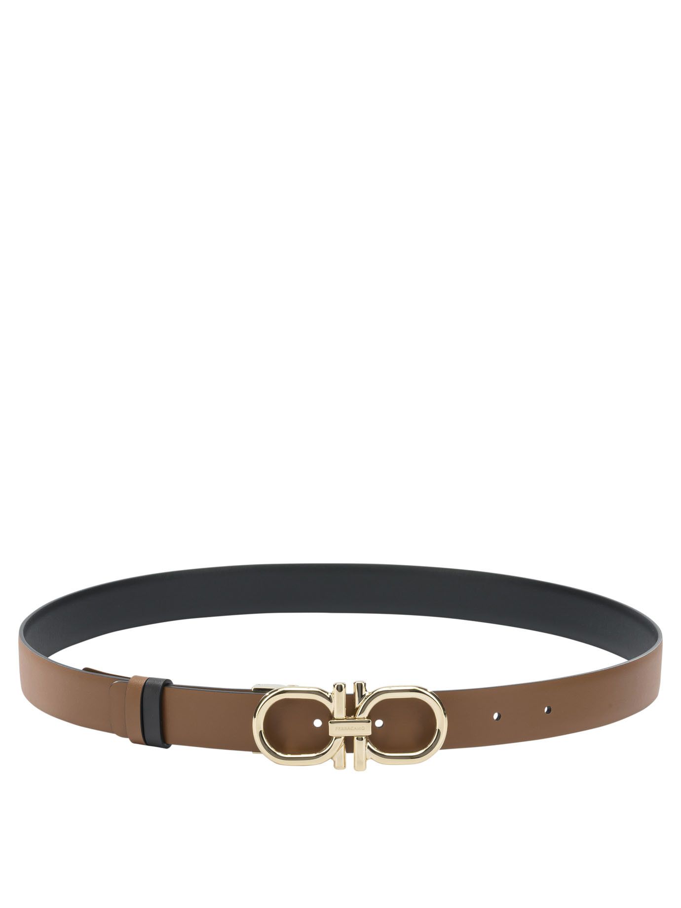 Salvatore Ferragamo Leather Belt With Hooks Size ONE SIZE - 2 Thumbnail
