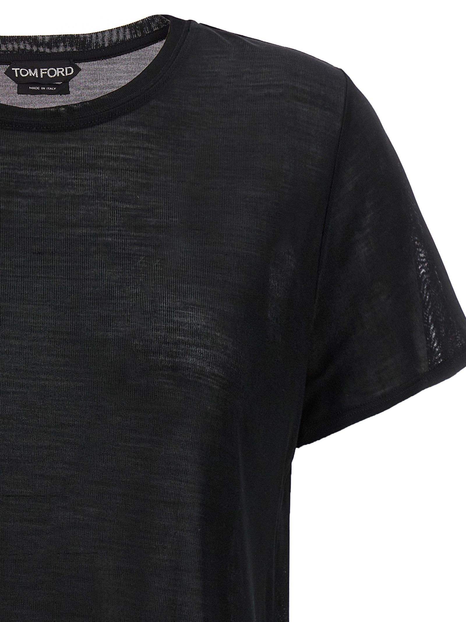 Tom Ford Silk T-Shirt Size L / US 10 / IT 46 - 3 Thumbnail
