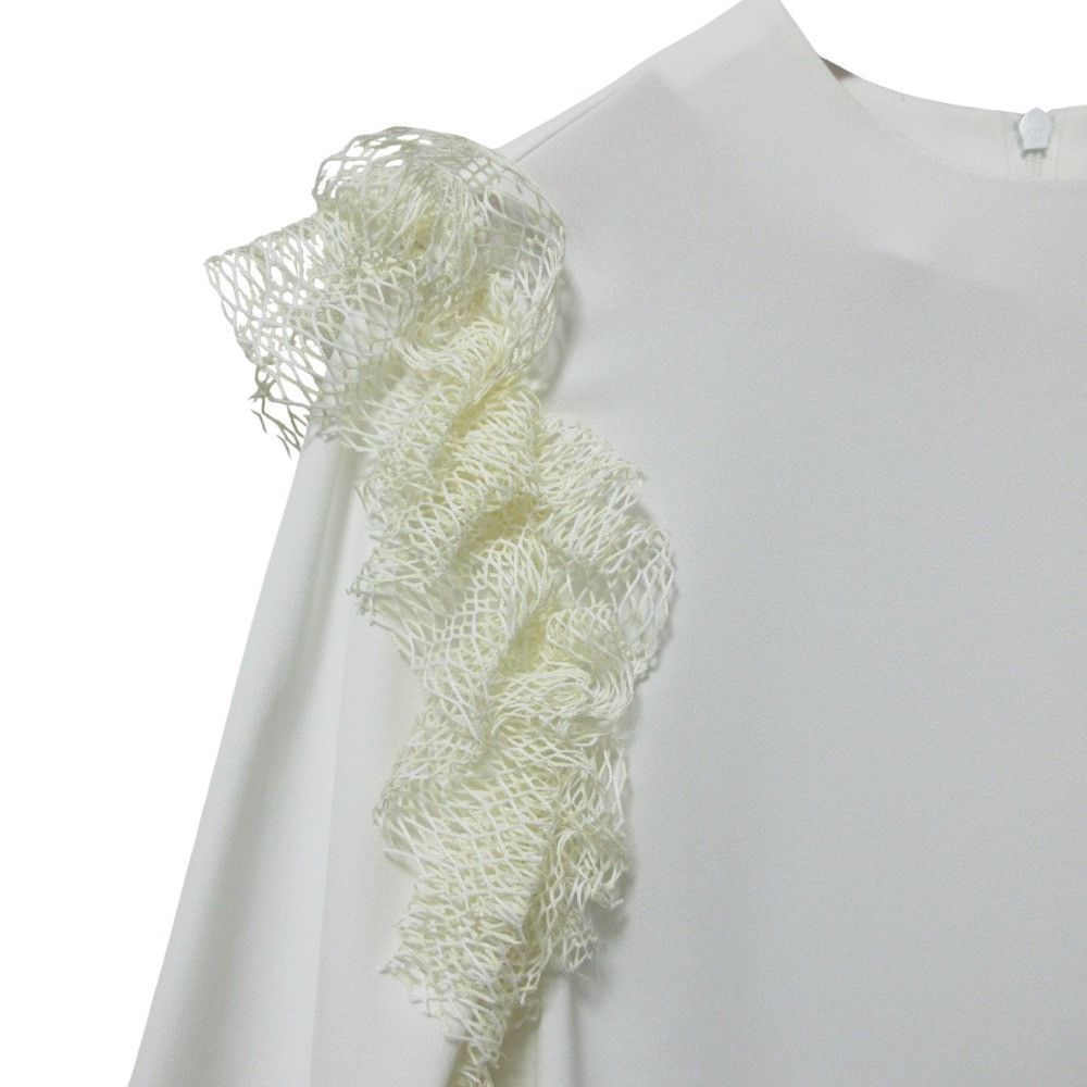 Other Other hue DAY TO EVENING Side Lace Frill Blouse Others Tops DUTY FREE for USA Size ONE SIZE - 4 Thumbnail