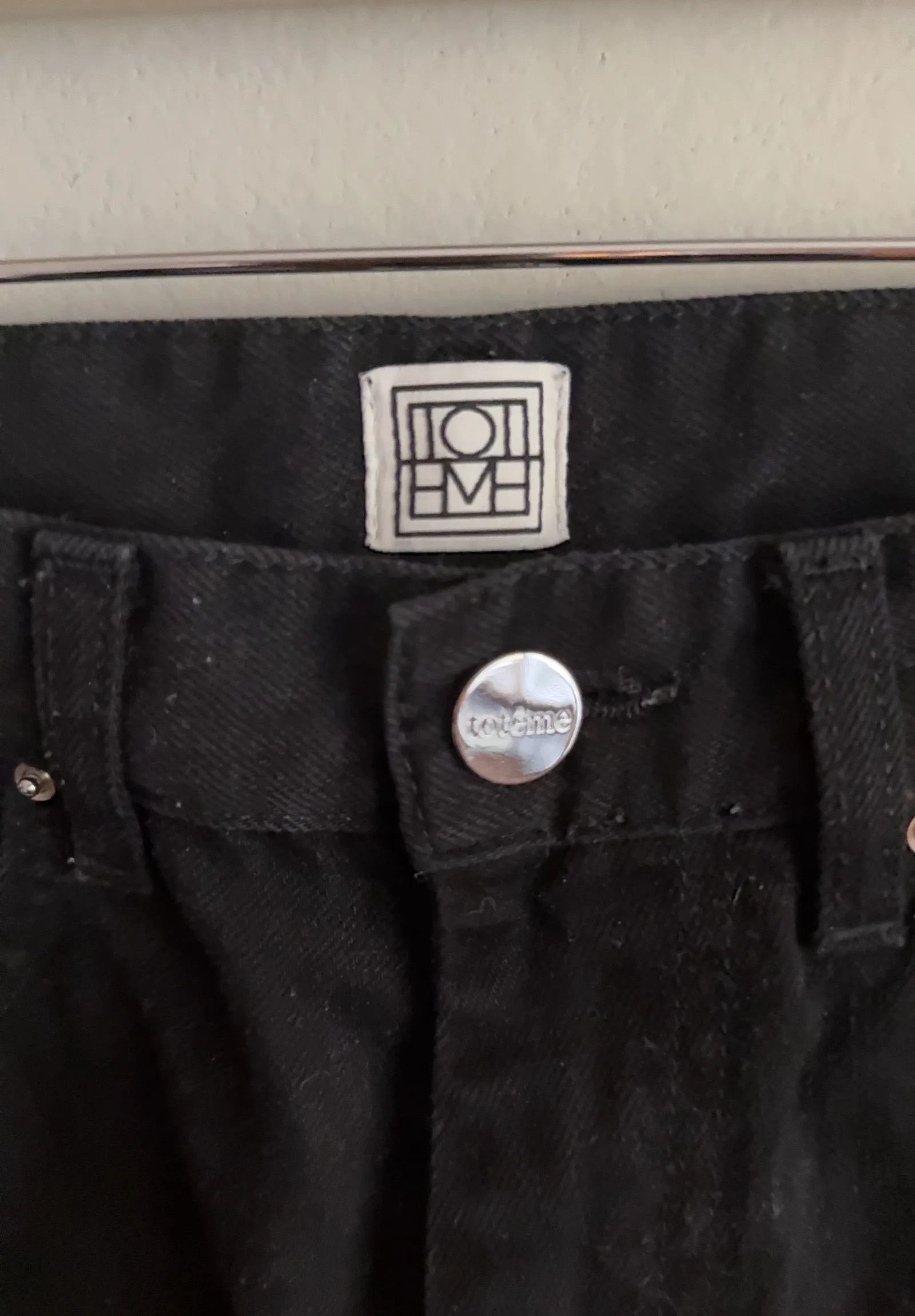 Toteme Toteme Twisted seam denim faded black Jeans Size 25" / US 0 / IT 36 - 3 Thumbnail