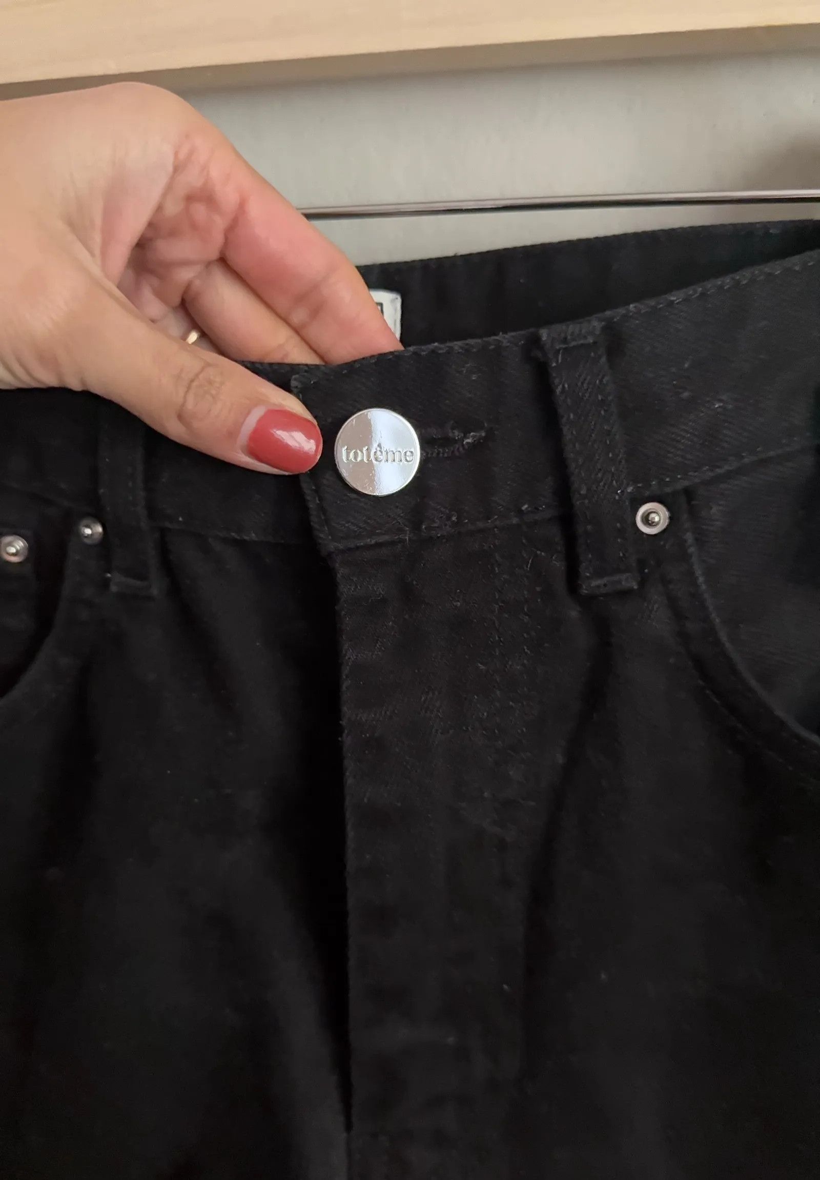 Toteme Toteme Twisted seam denim faded black Jeans Size 25" / US 0 / IT 36 - 6 Thumbnail